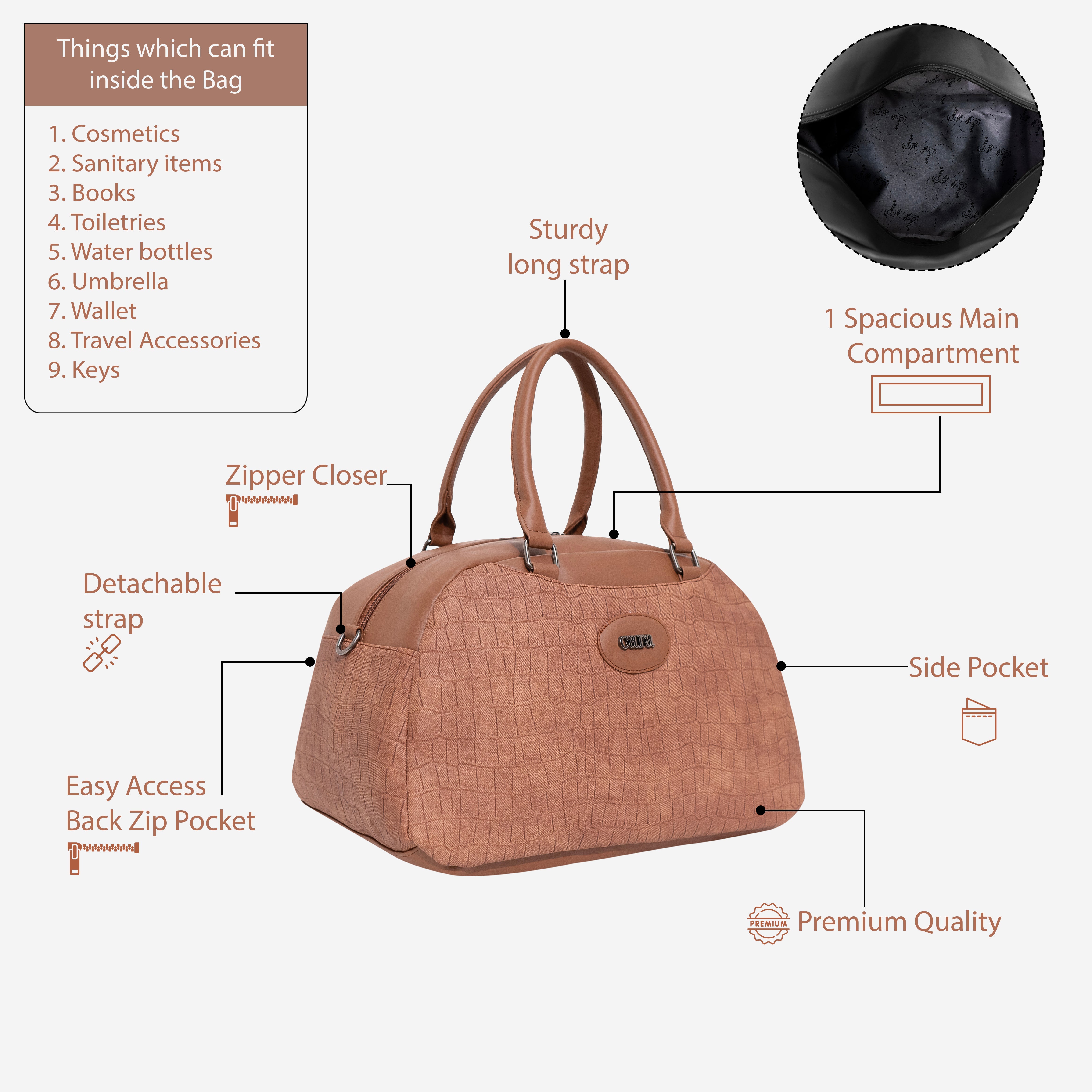 Explorer's essential Duffle Bag I CARA