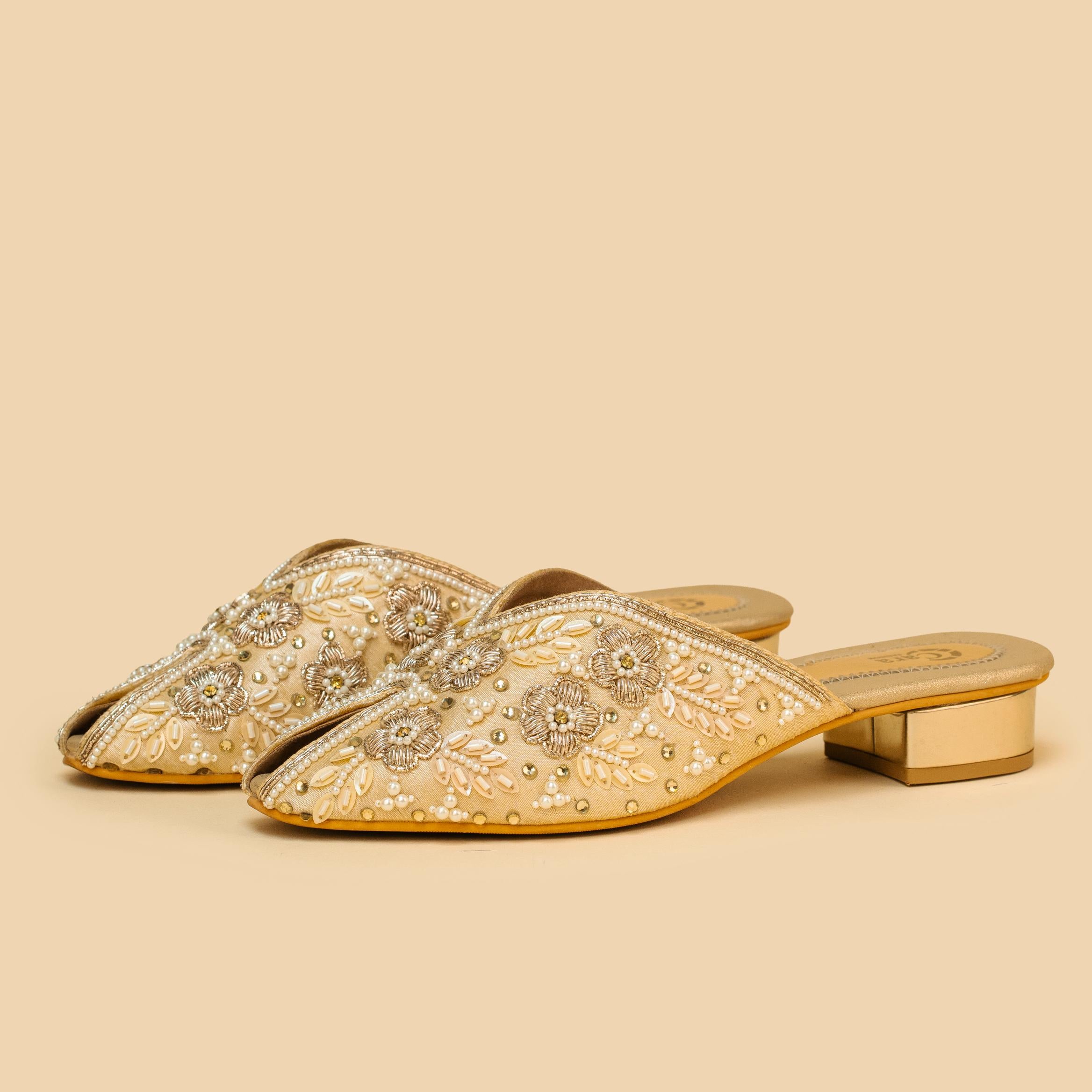 Floral Heaven Mules