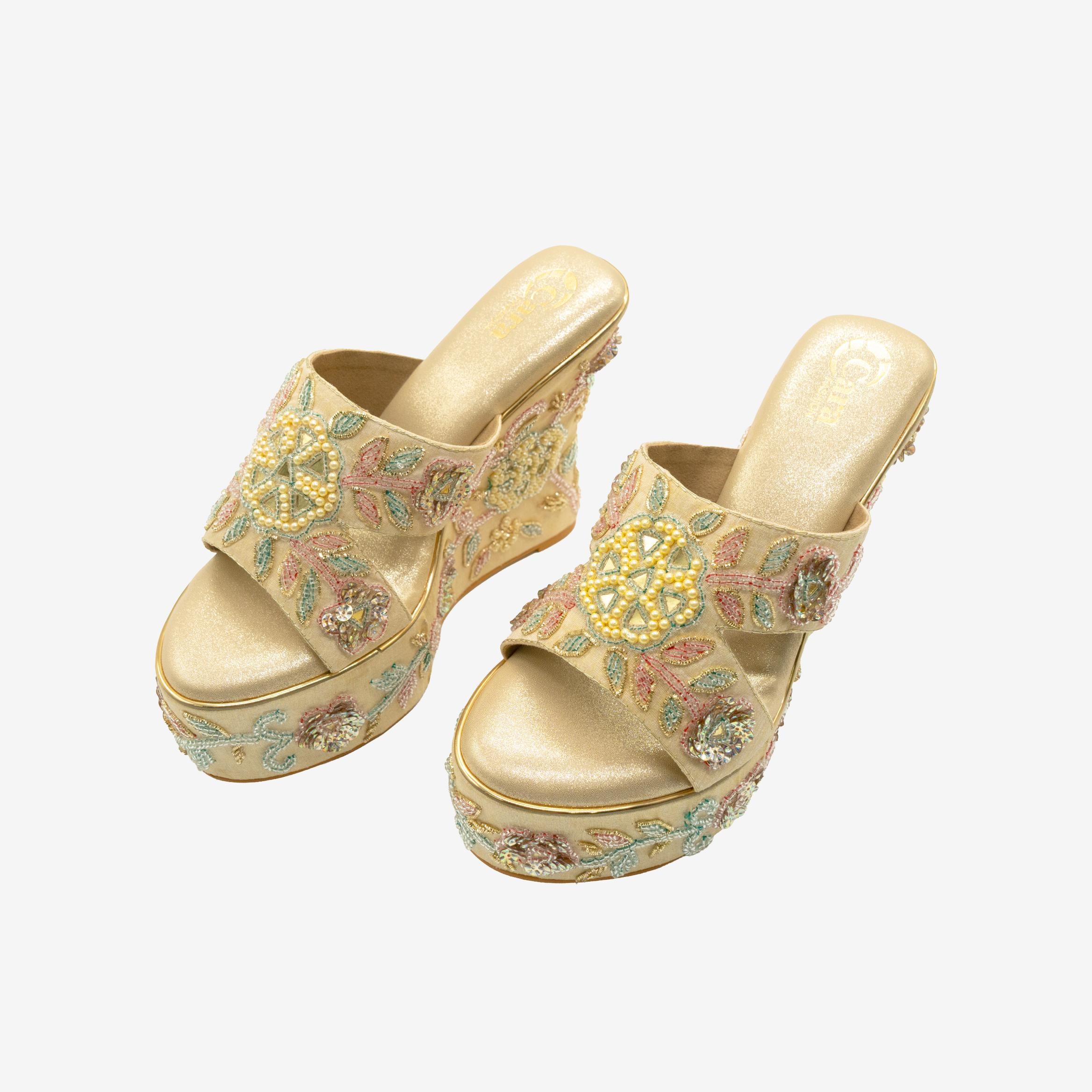 Pearl Blossom Wedges