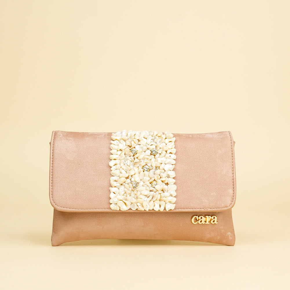 Pearl Bloom Clutch