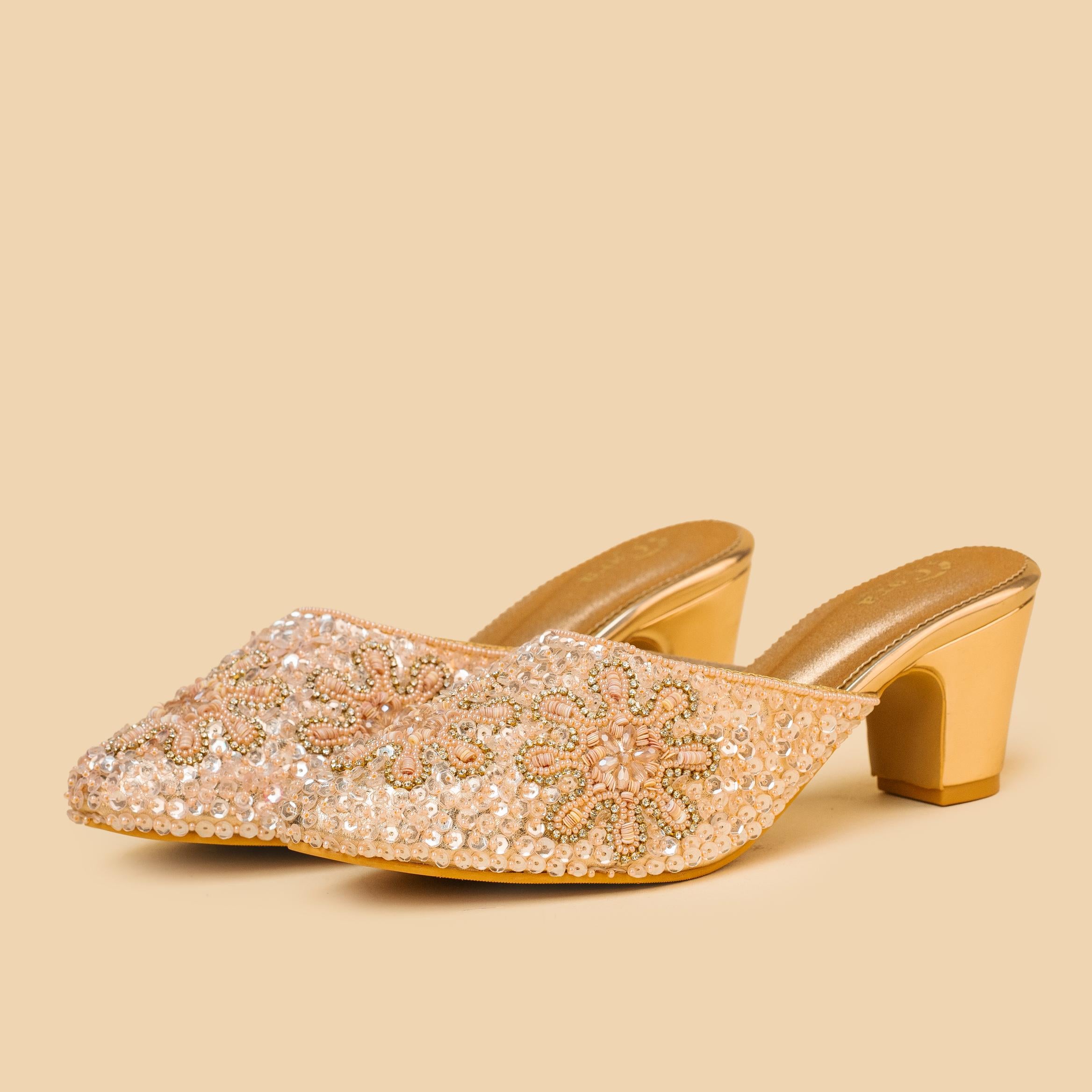 Pearl Bloom Mules