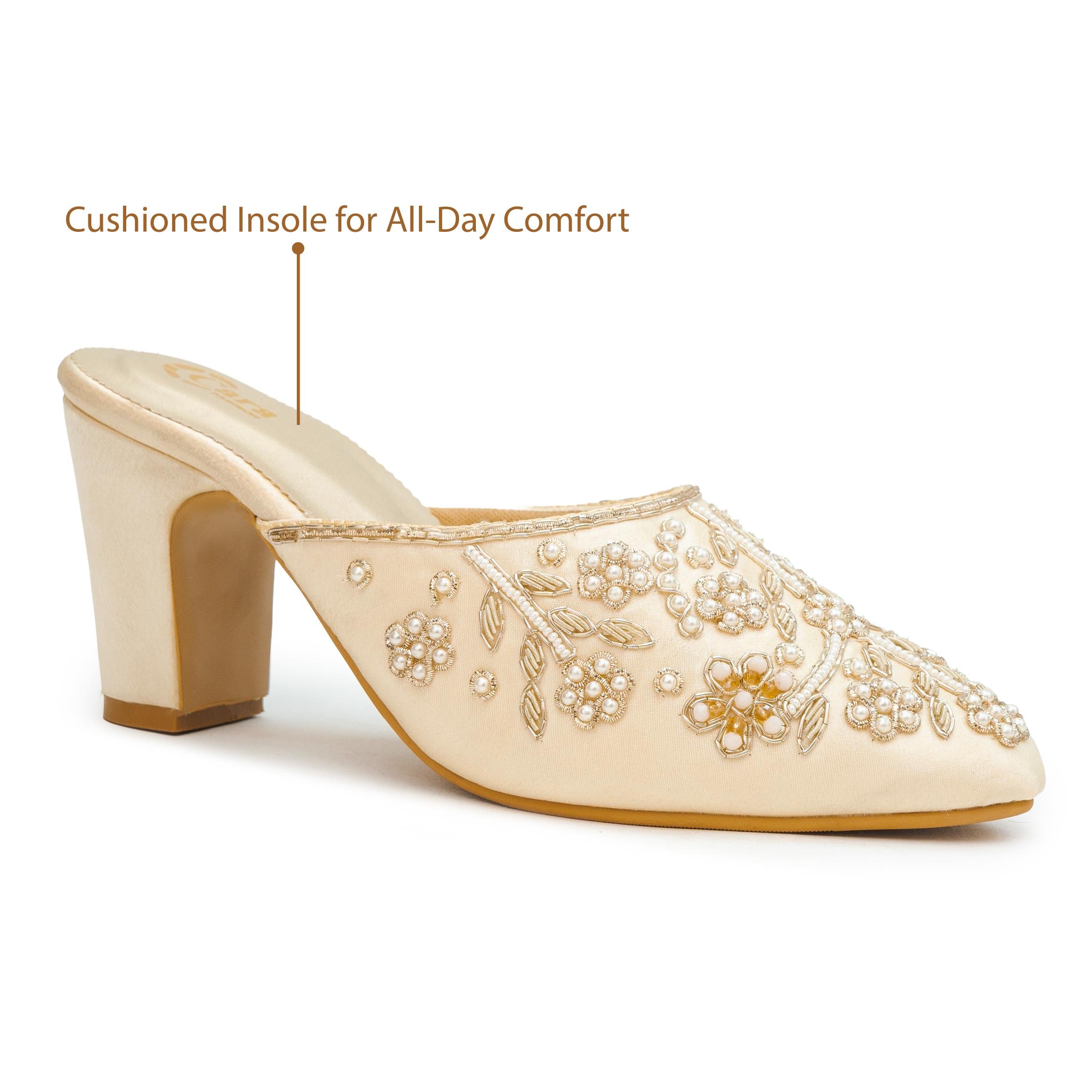 EaseFit Beaded Mules