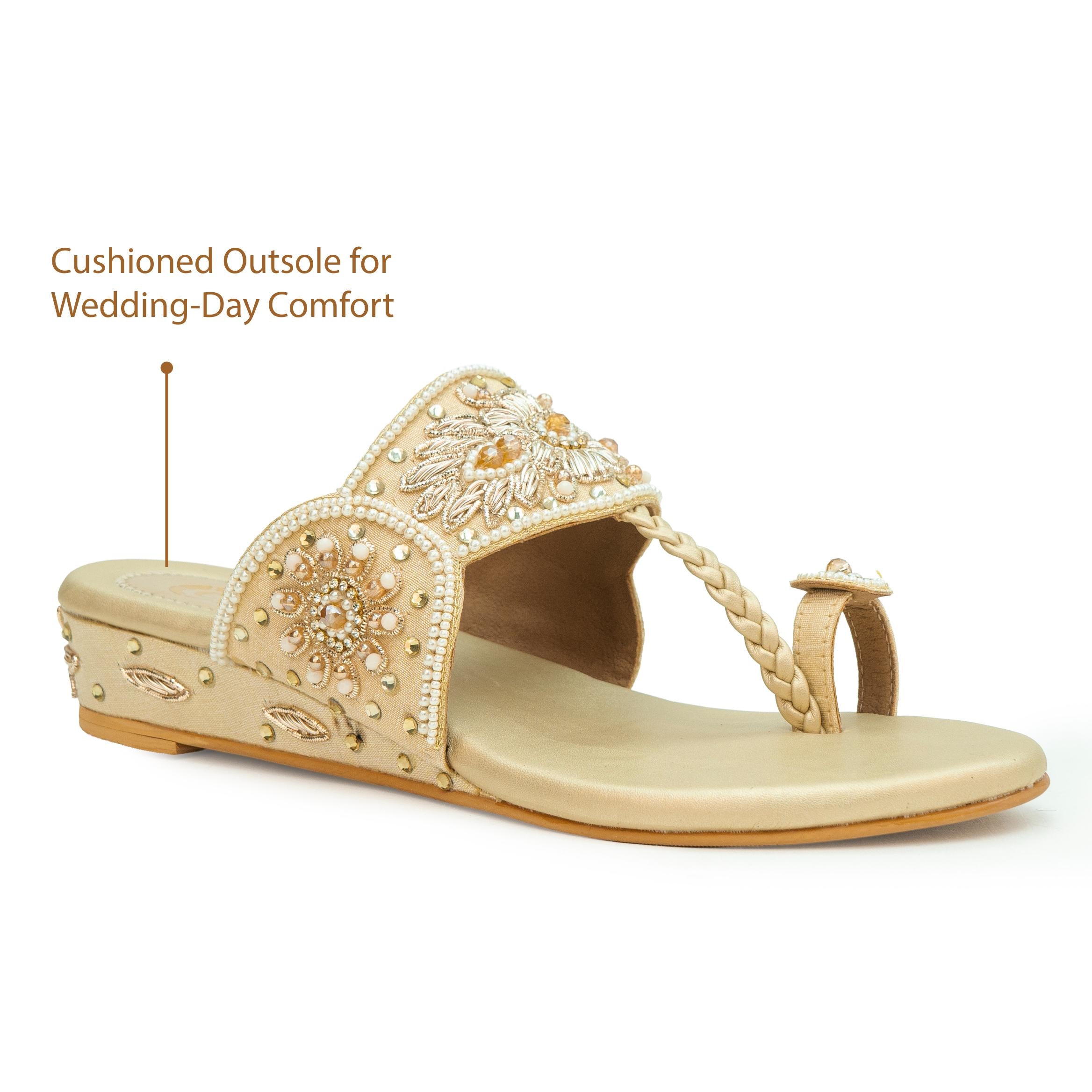 Phool Shimmer Flats