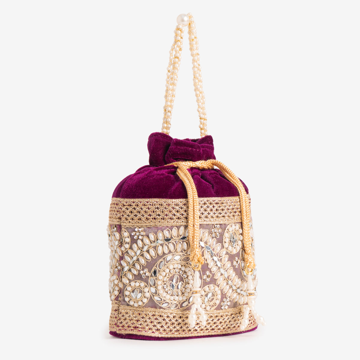 Golden Knot Potli