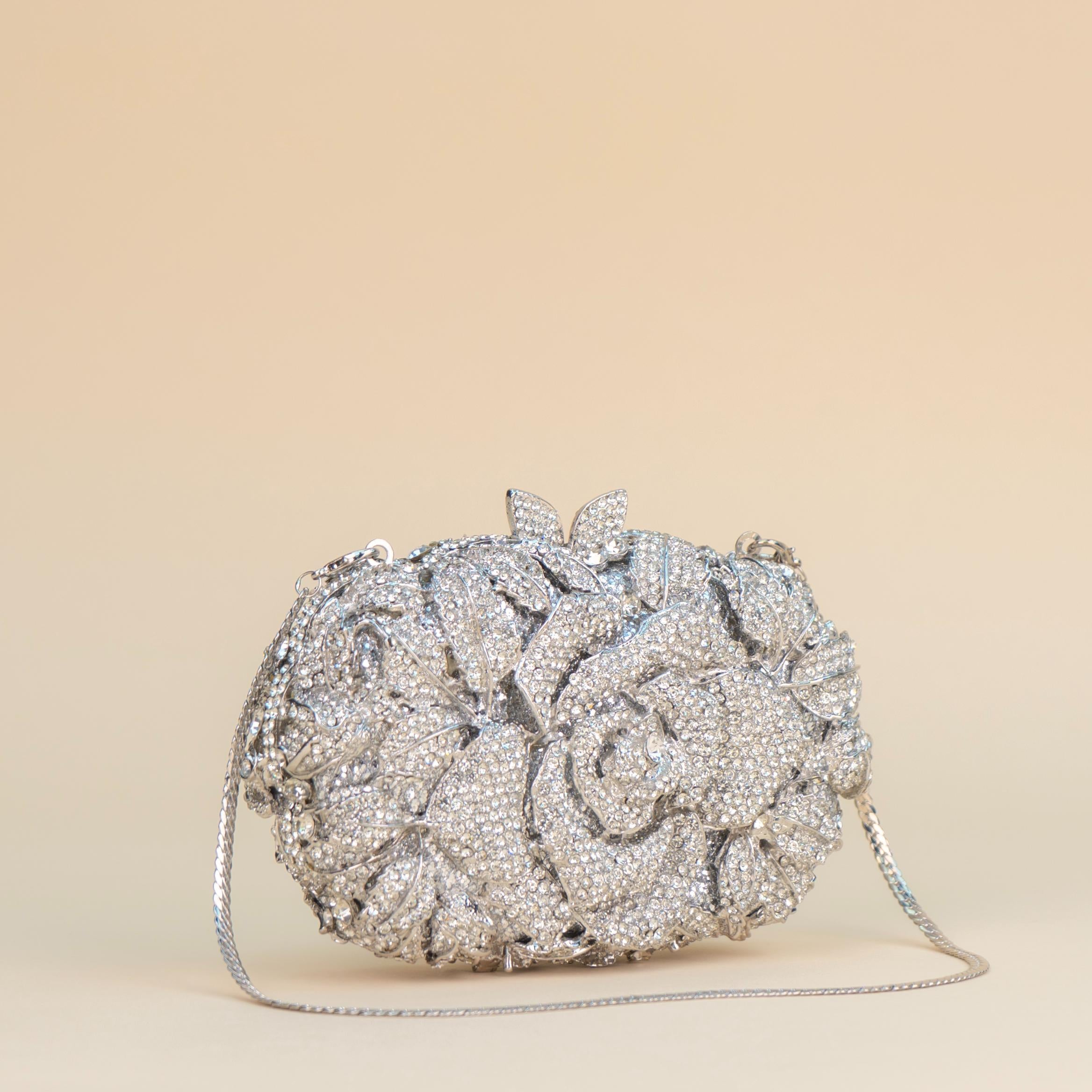 Diamond Rose Clutch