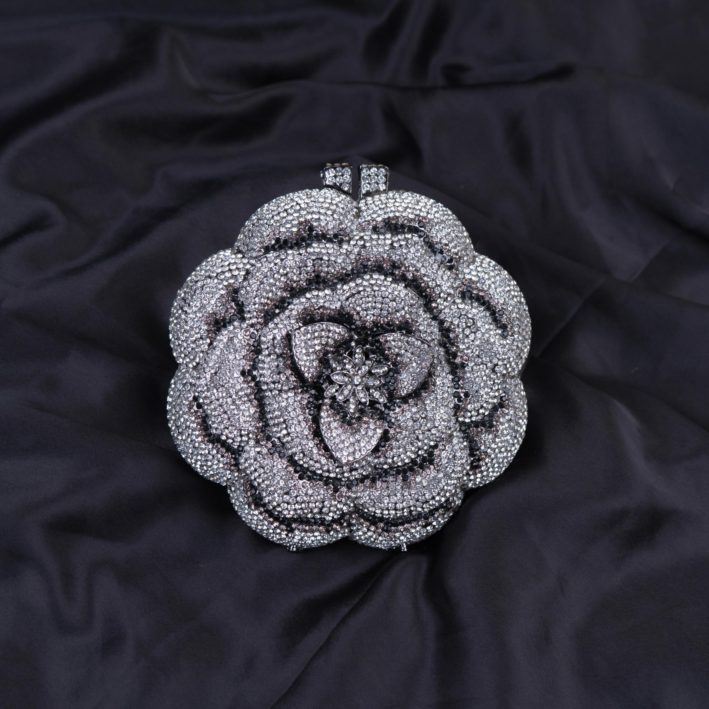 Crystal Rose Bling Clutch