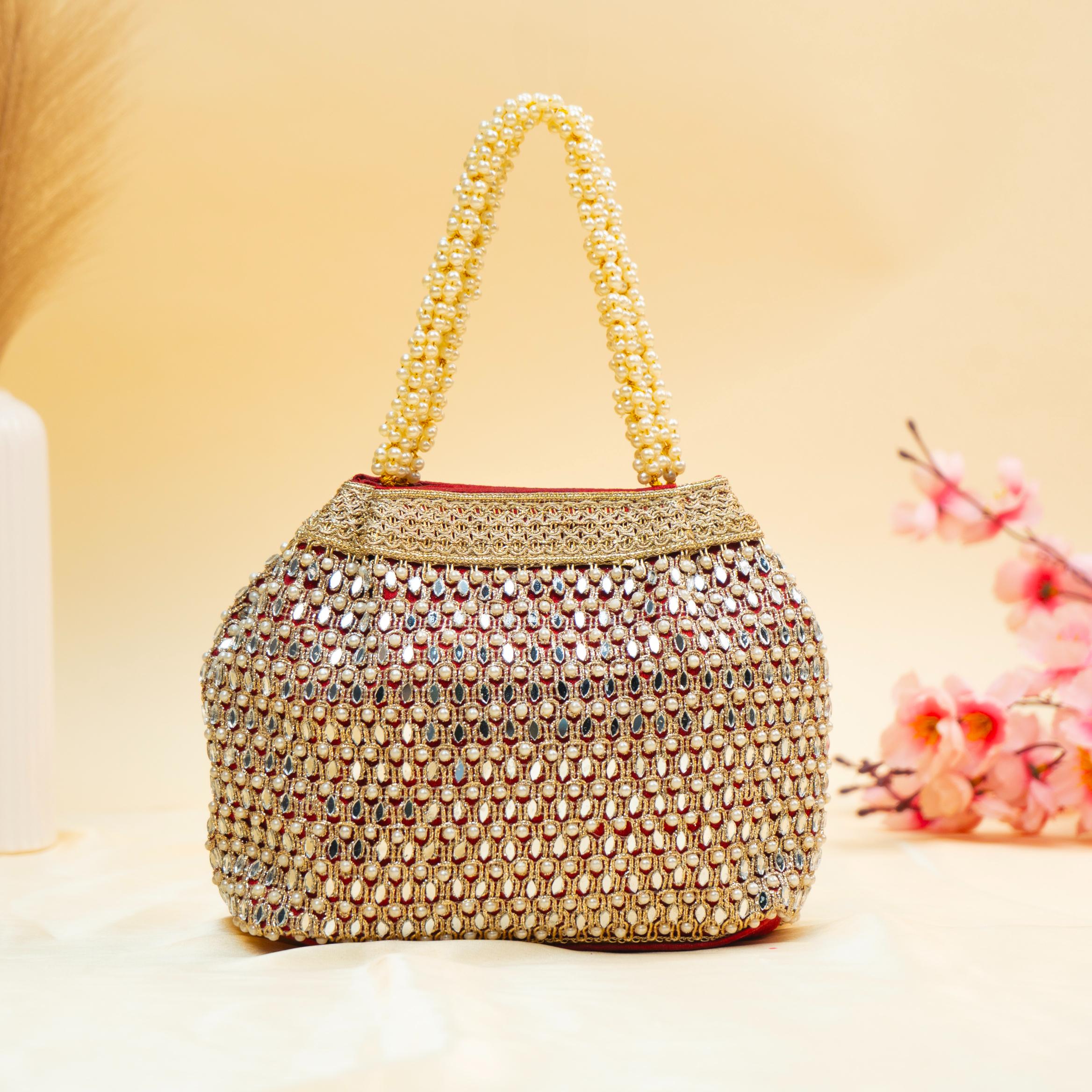 Dazzle Crystal Bead Potli