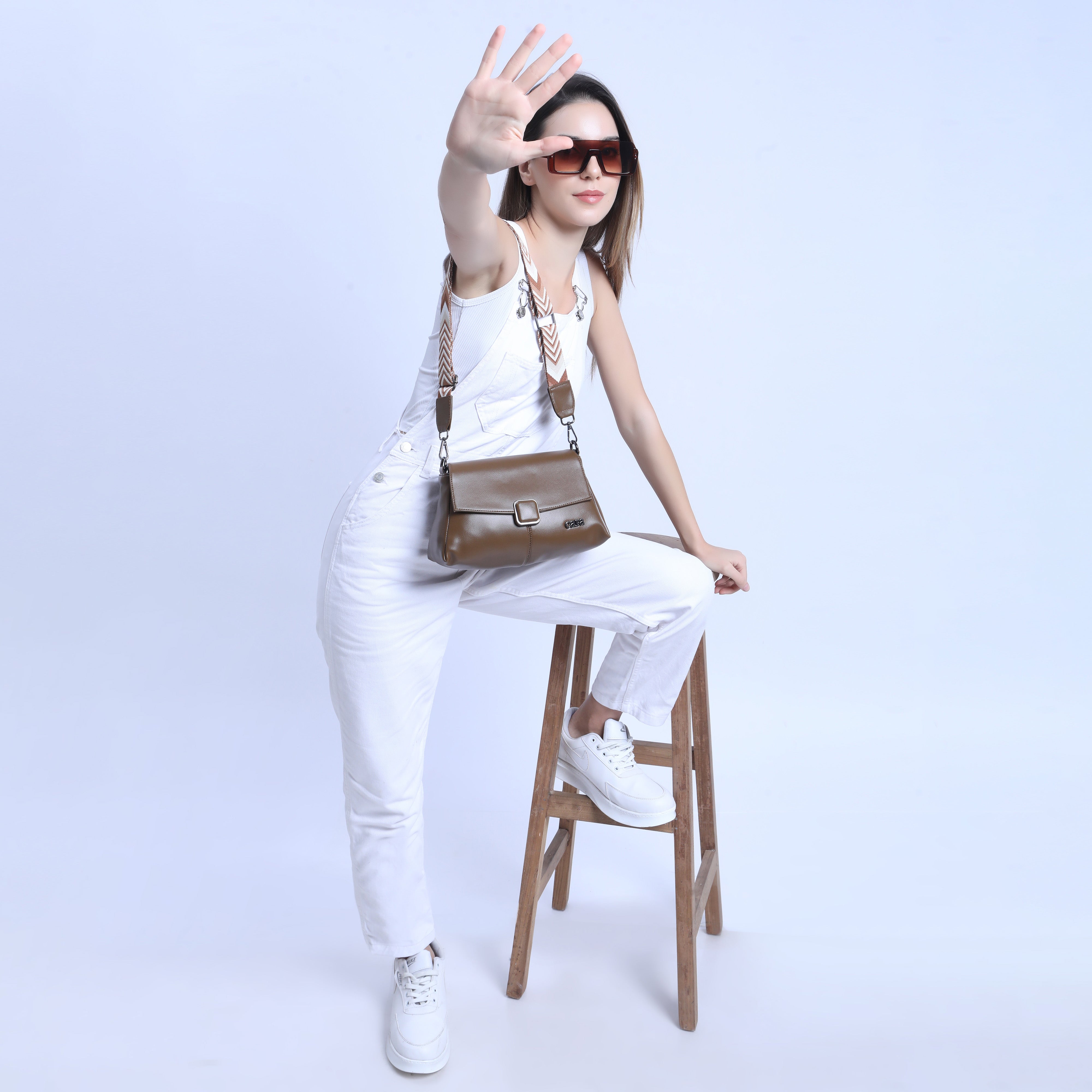 Brown Modish carry sling bag | CARA