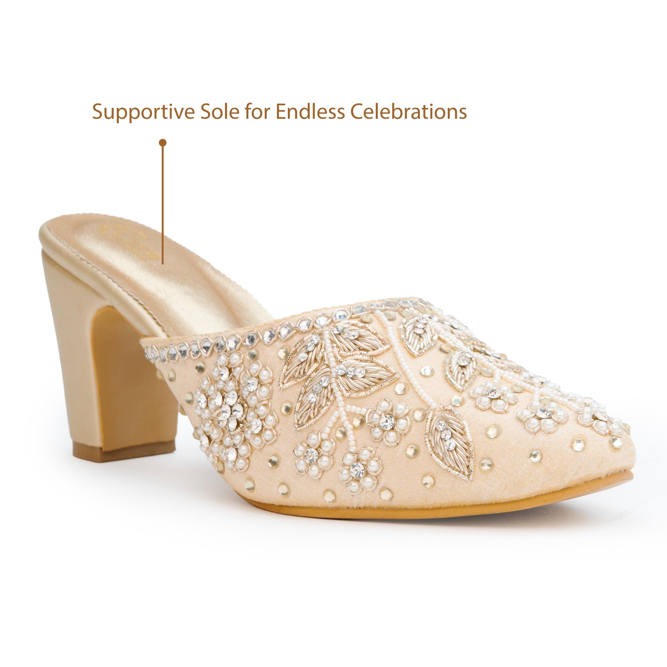 Pearl Sadabahar Mules