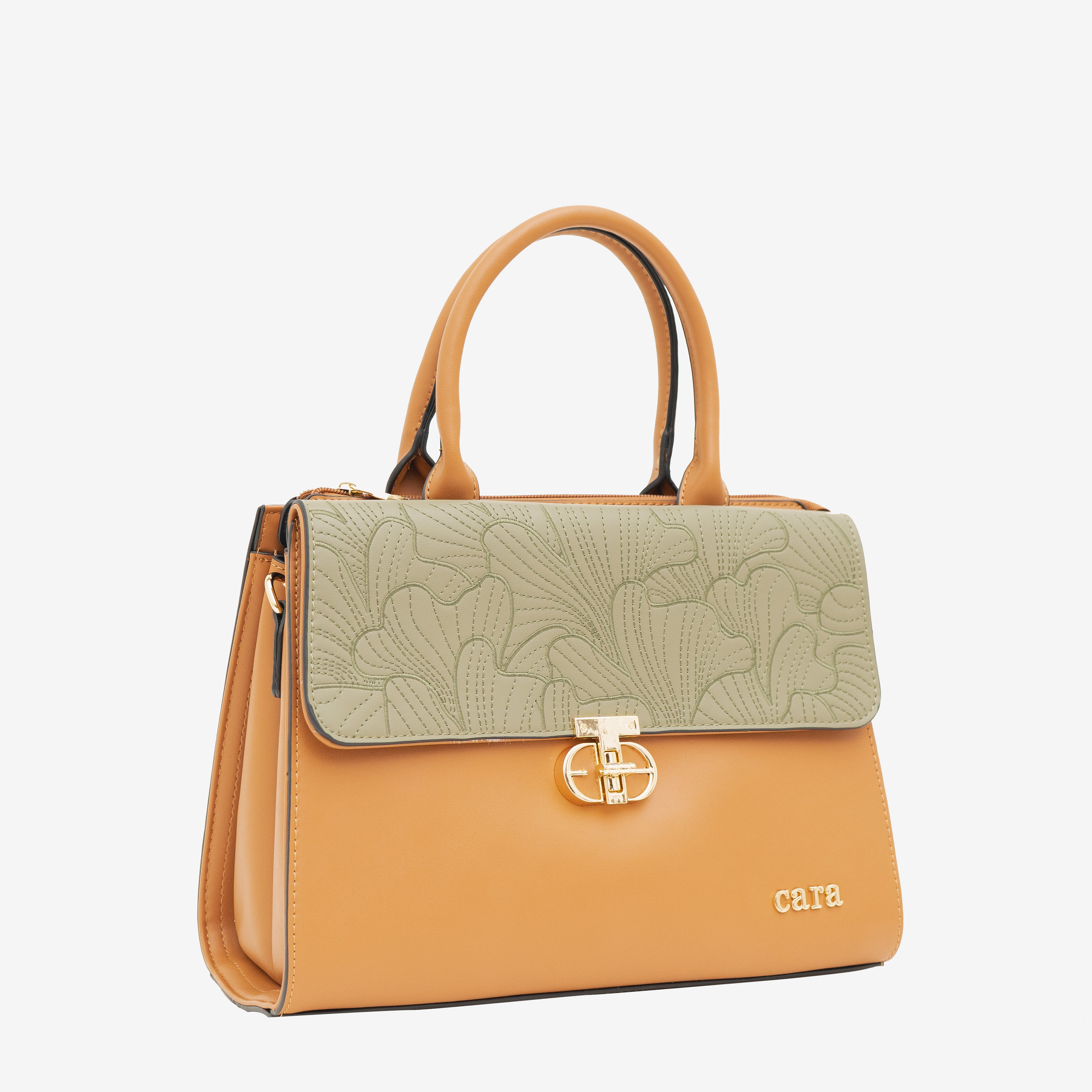 Brown Royal Heritage Handbag | Cara