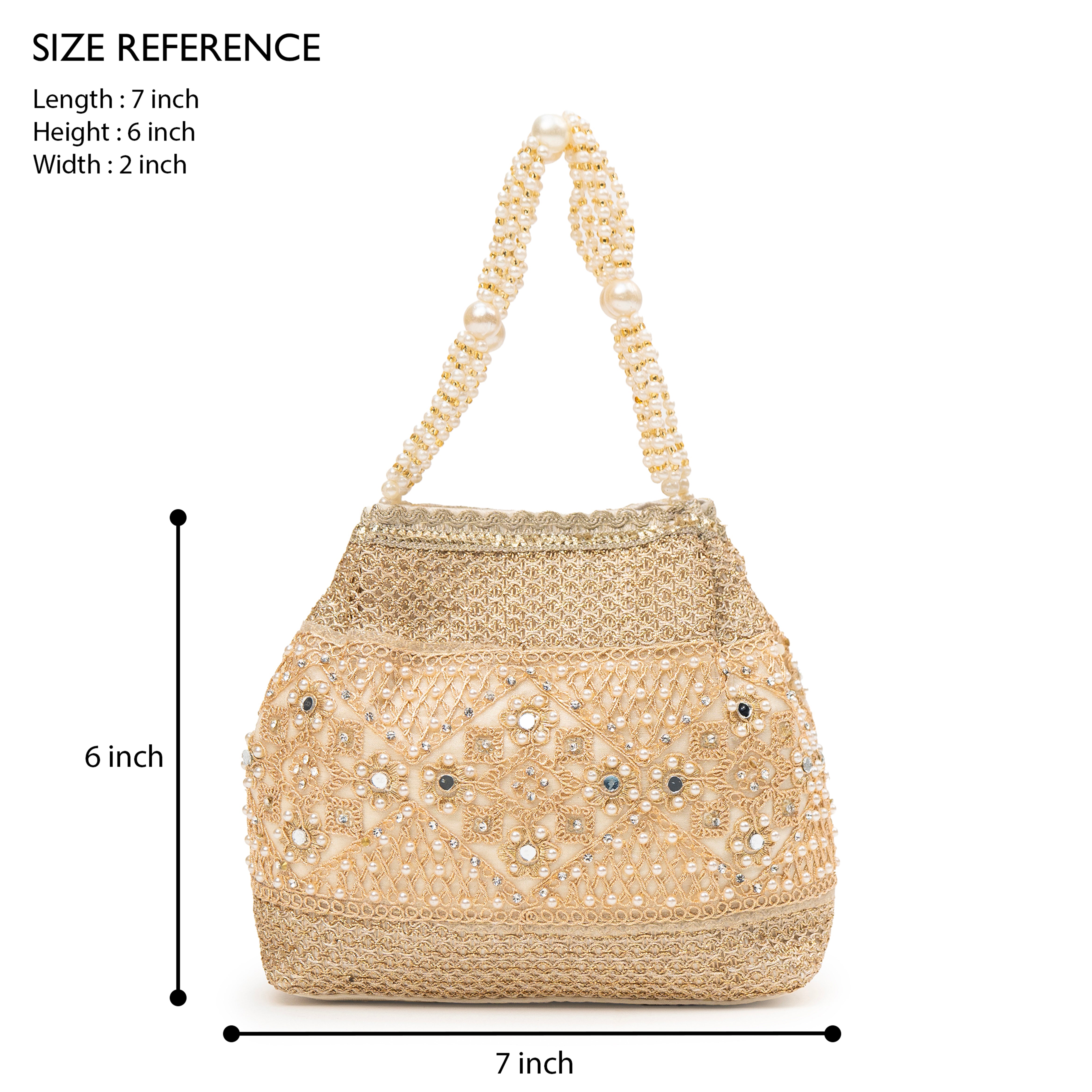 Pearl Elegance Potli
