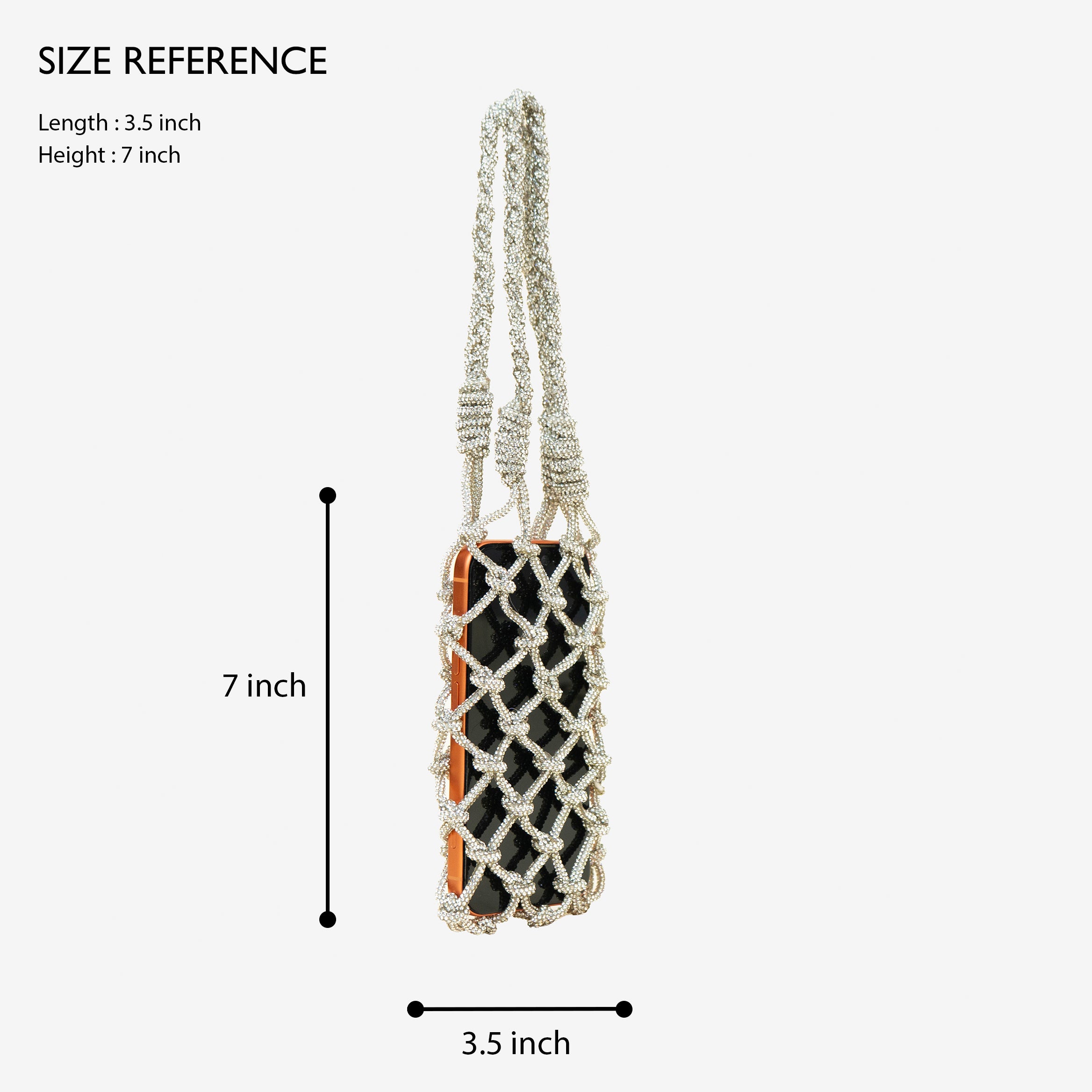 Crystal Knot Luxe Mobile Sling
