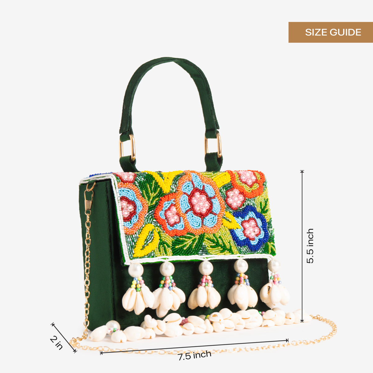 Blooming Shells Banjara Bag
