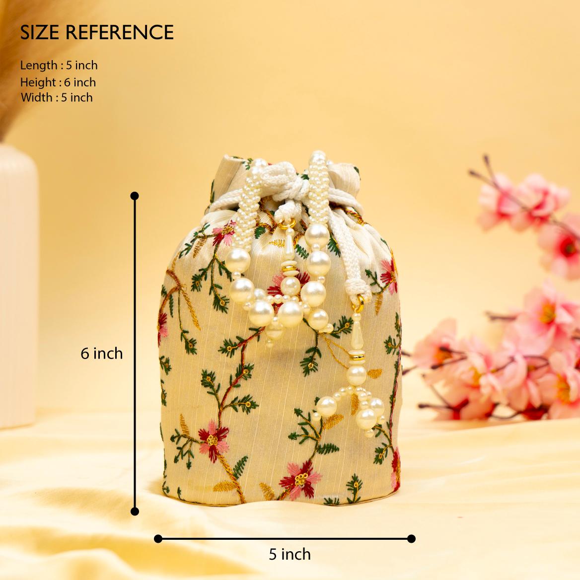 Classic Threadwork Potli