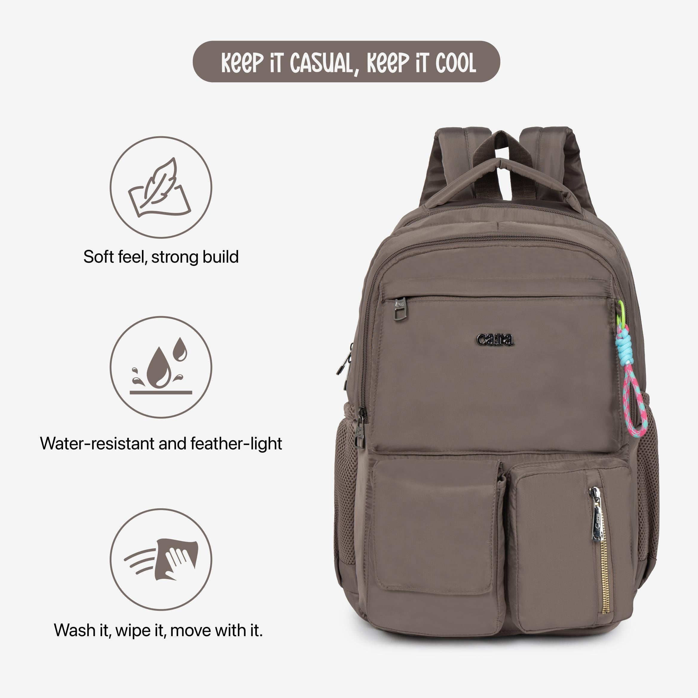 Minimalist Grid Backpack