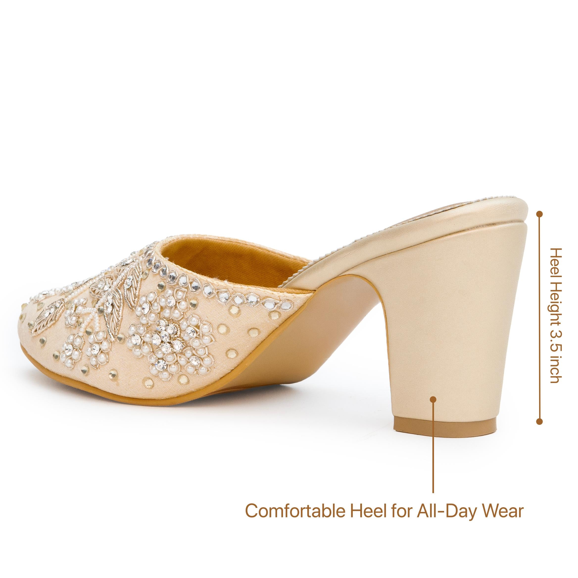 Pearl Sadabahar Mules