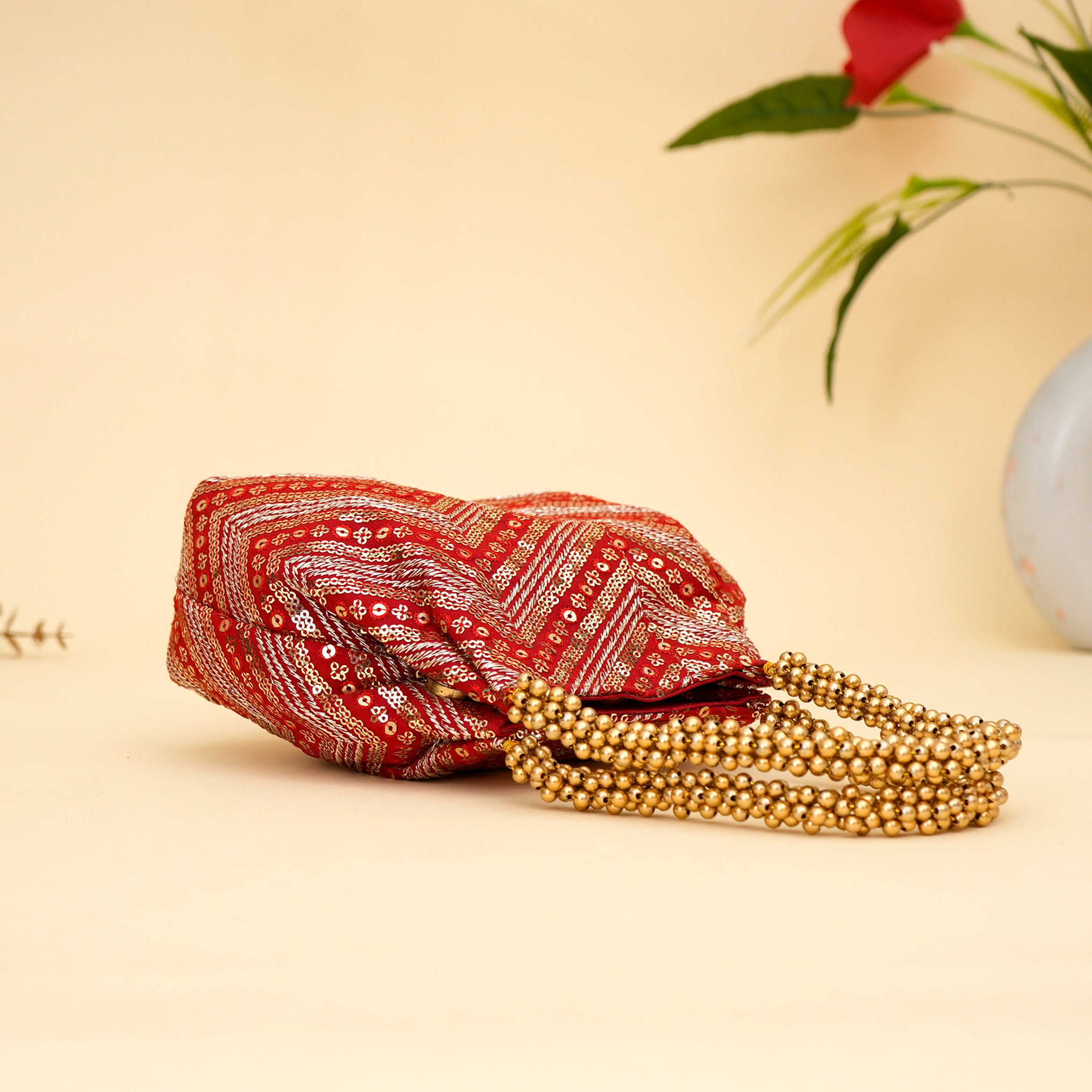 Ornate Bloom Potli