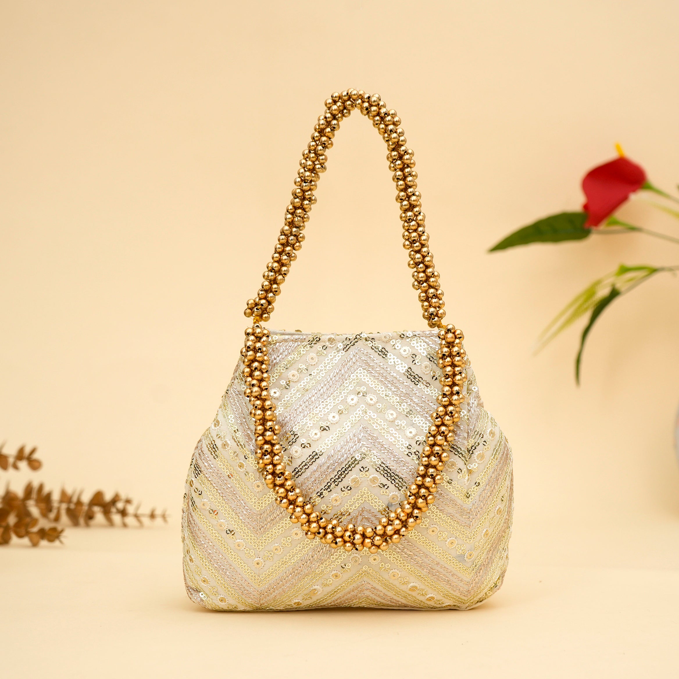 Ornate Bloom Potli