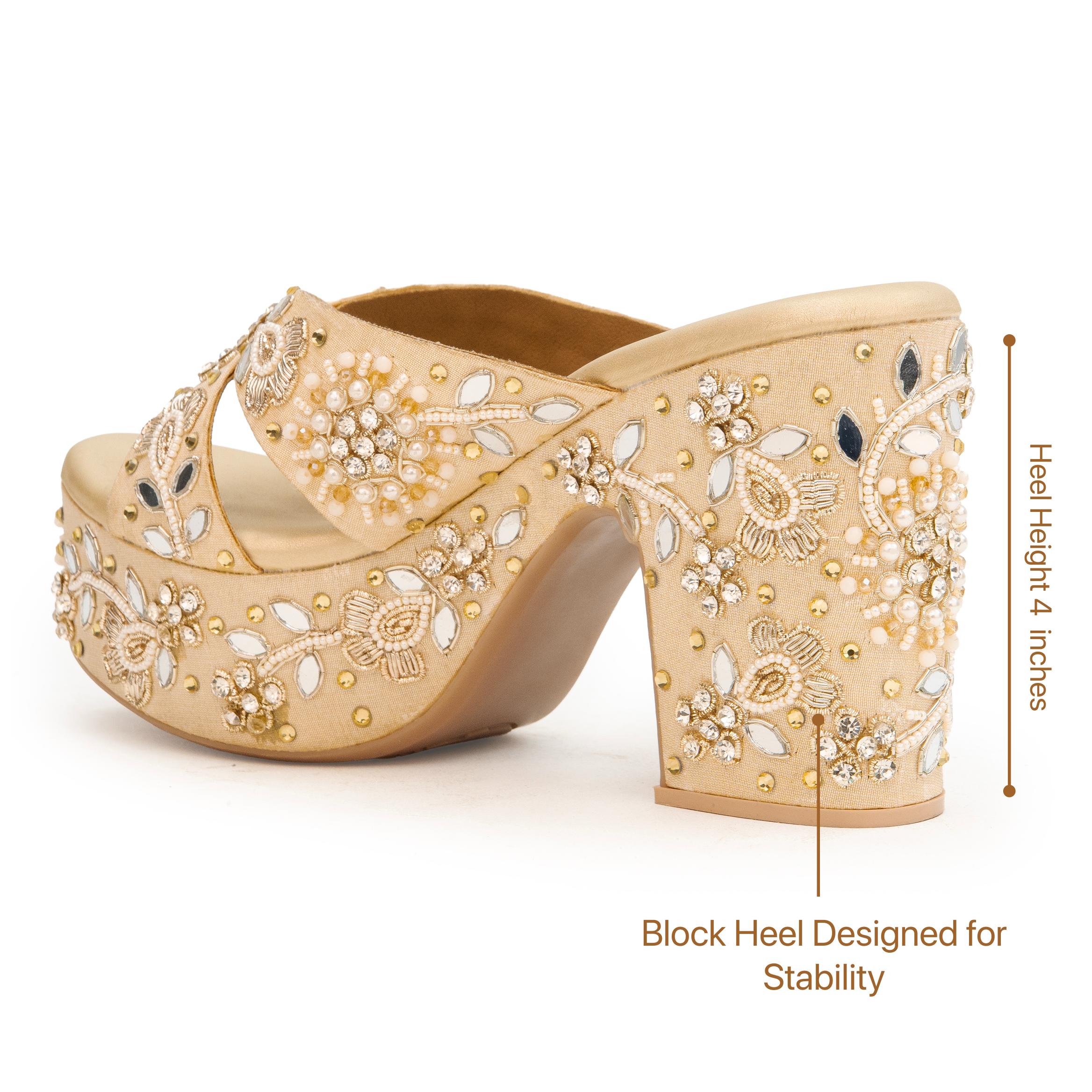Zardosi Heritage Mirror Heels