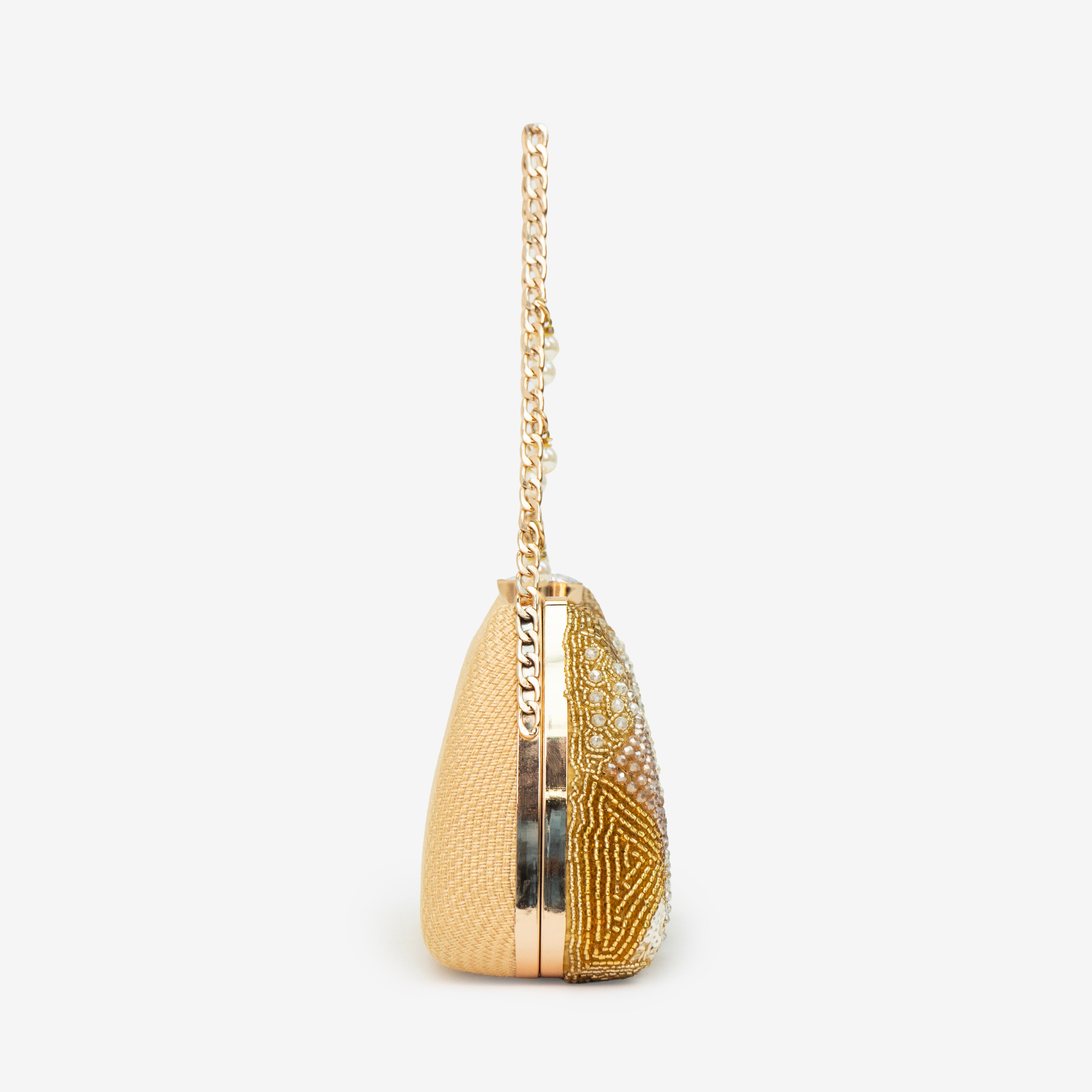 Zari Moti Box Clutch