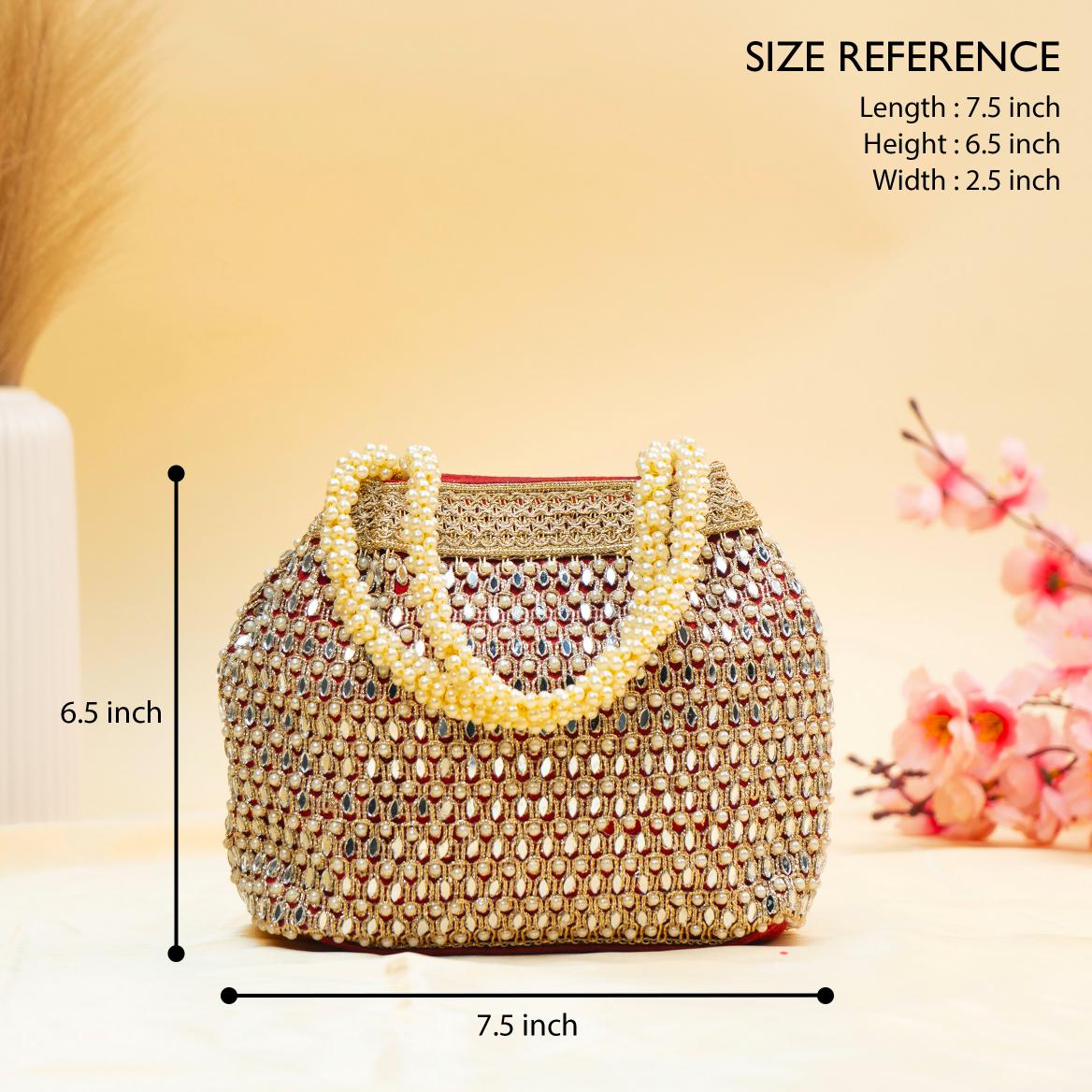 Dazzle Crystal Bead Potli