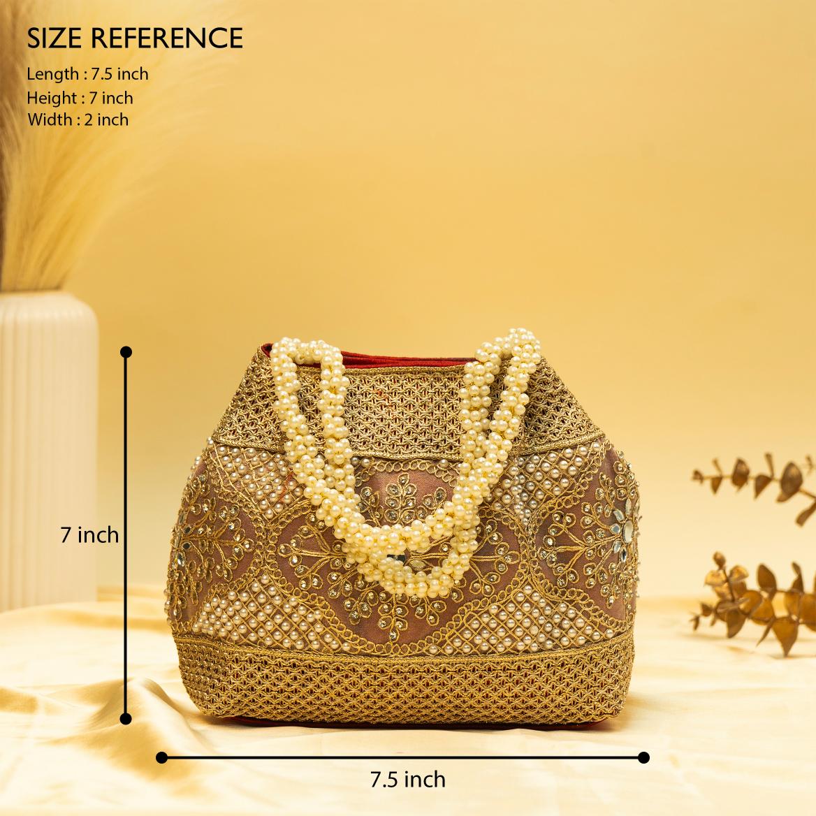 Timeless Embroidery Potli