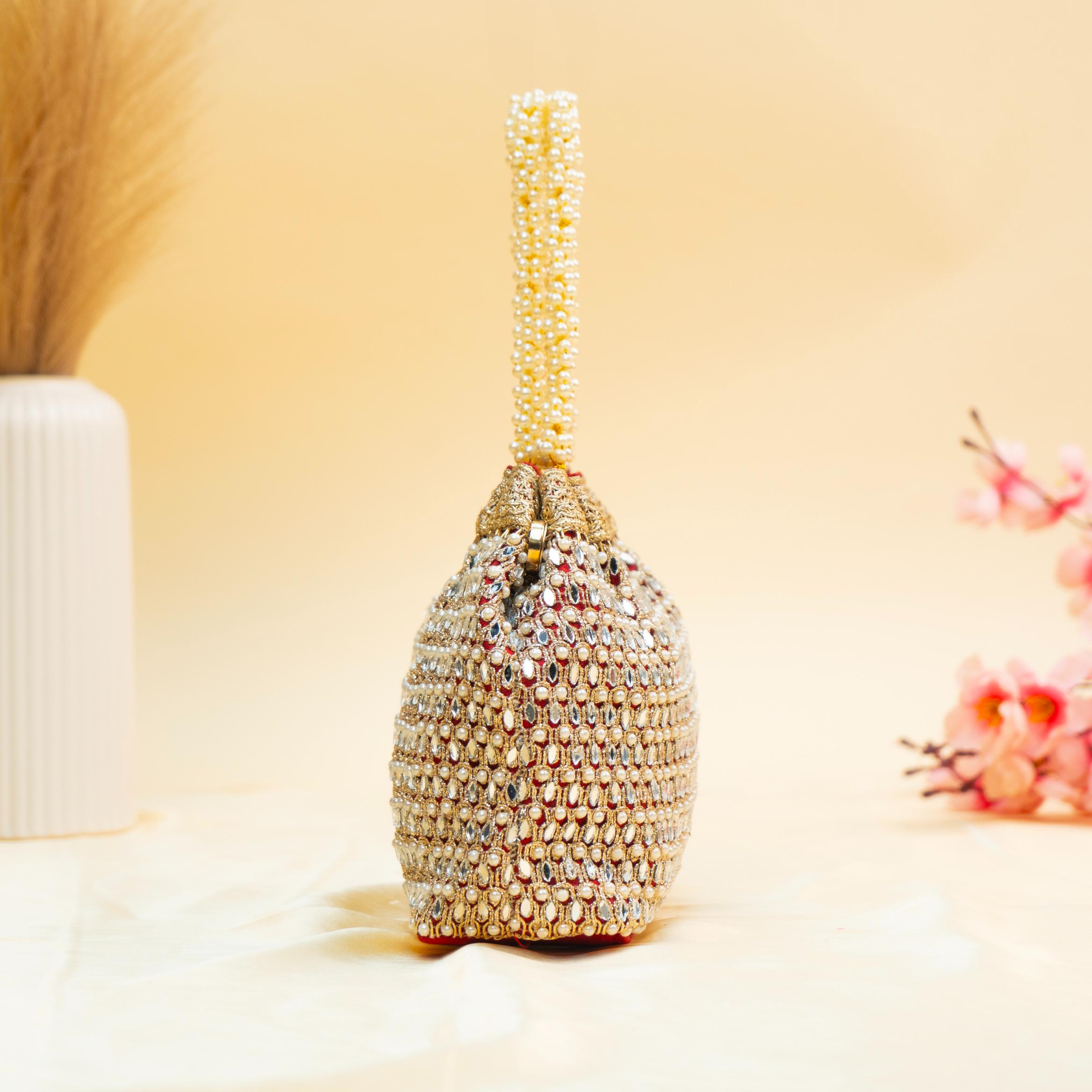 Dazzle Crystal Bead Potli