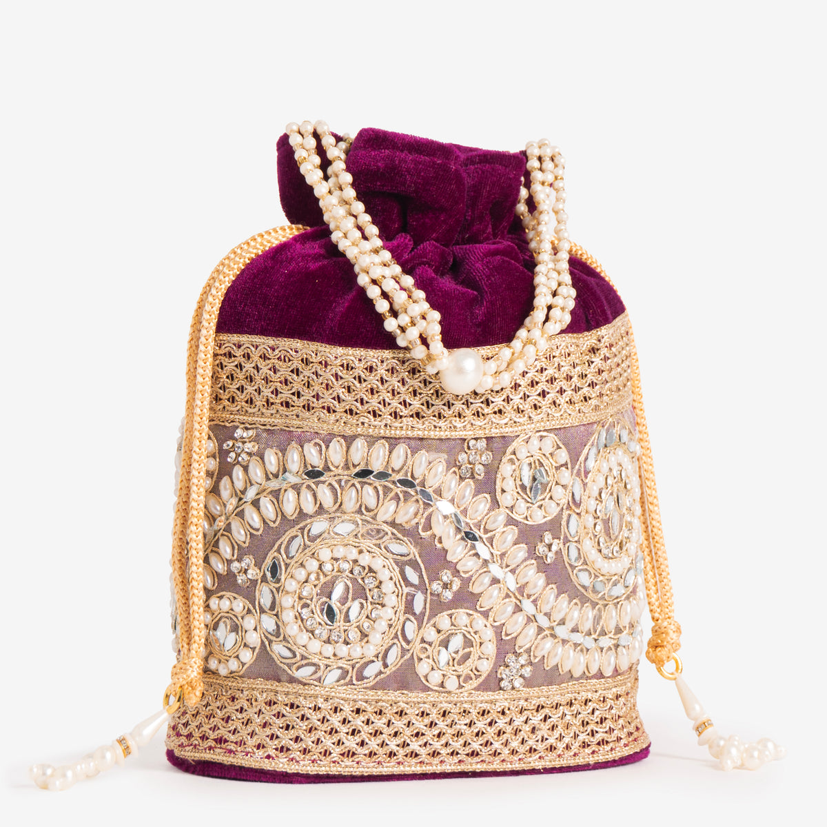 Golden Knot Potli
