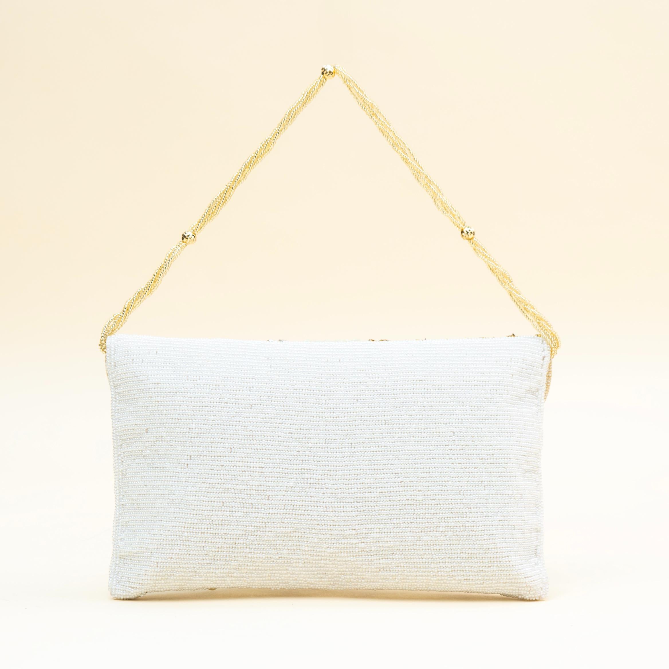 Golden Droplet Clutch