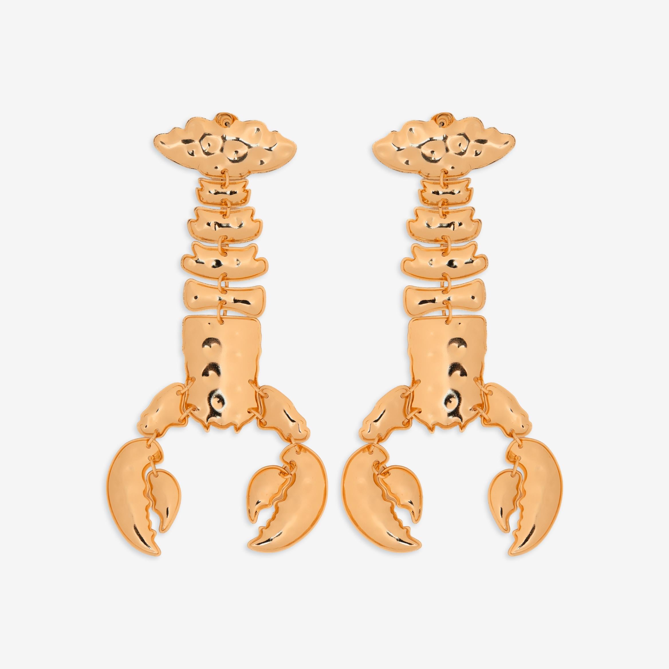 Lobster Charm Earrings