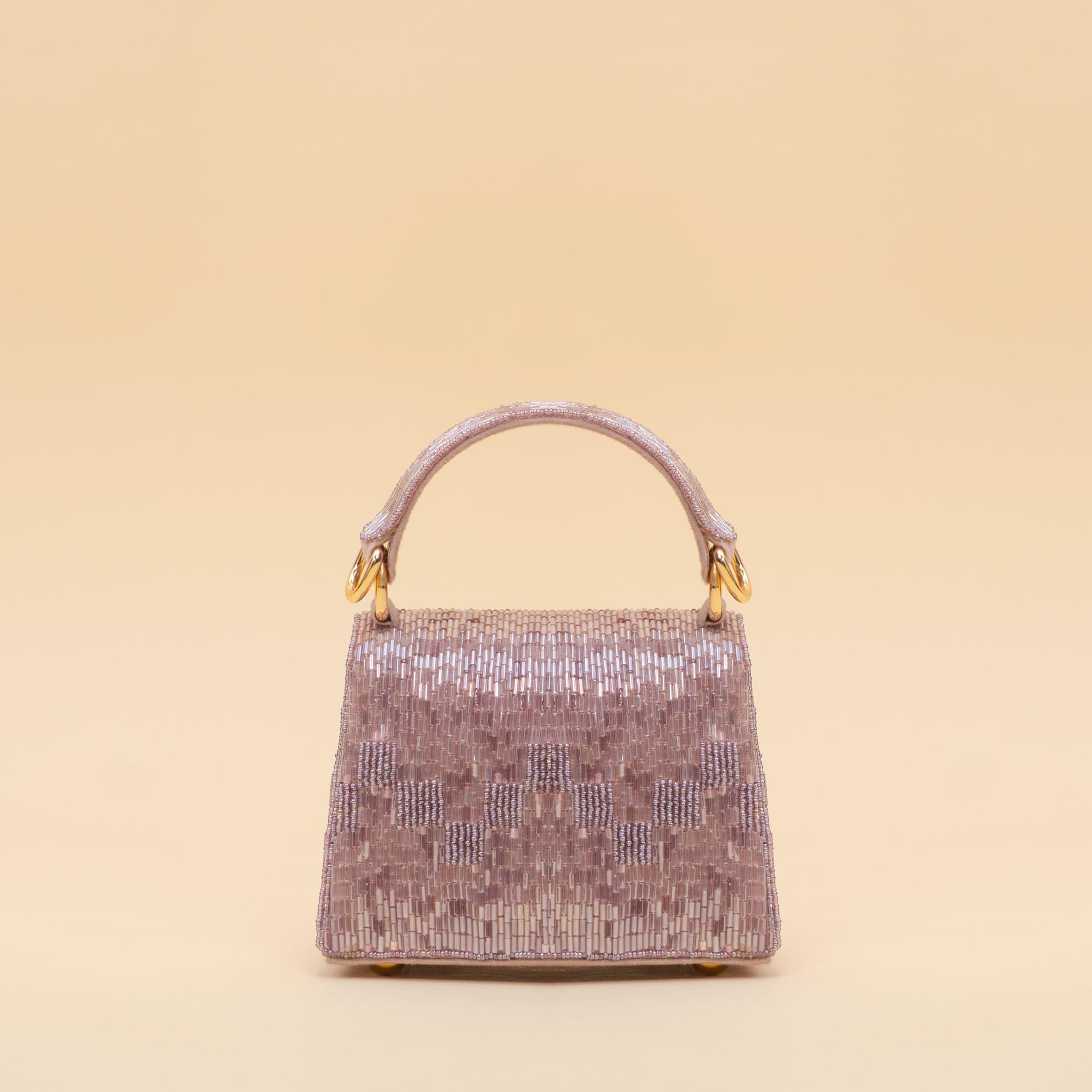 Glitz Fringe Clutch