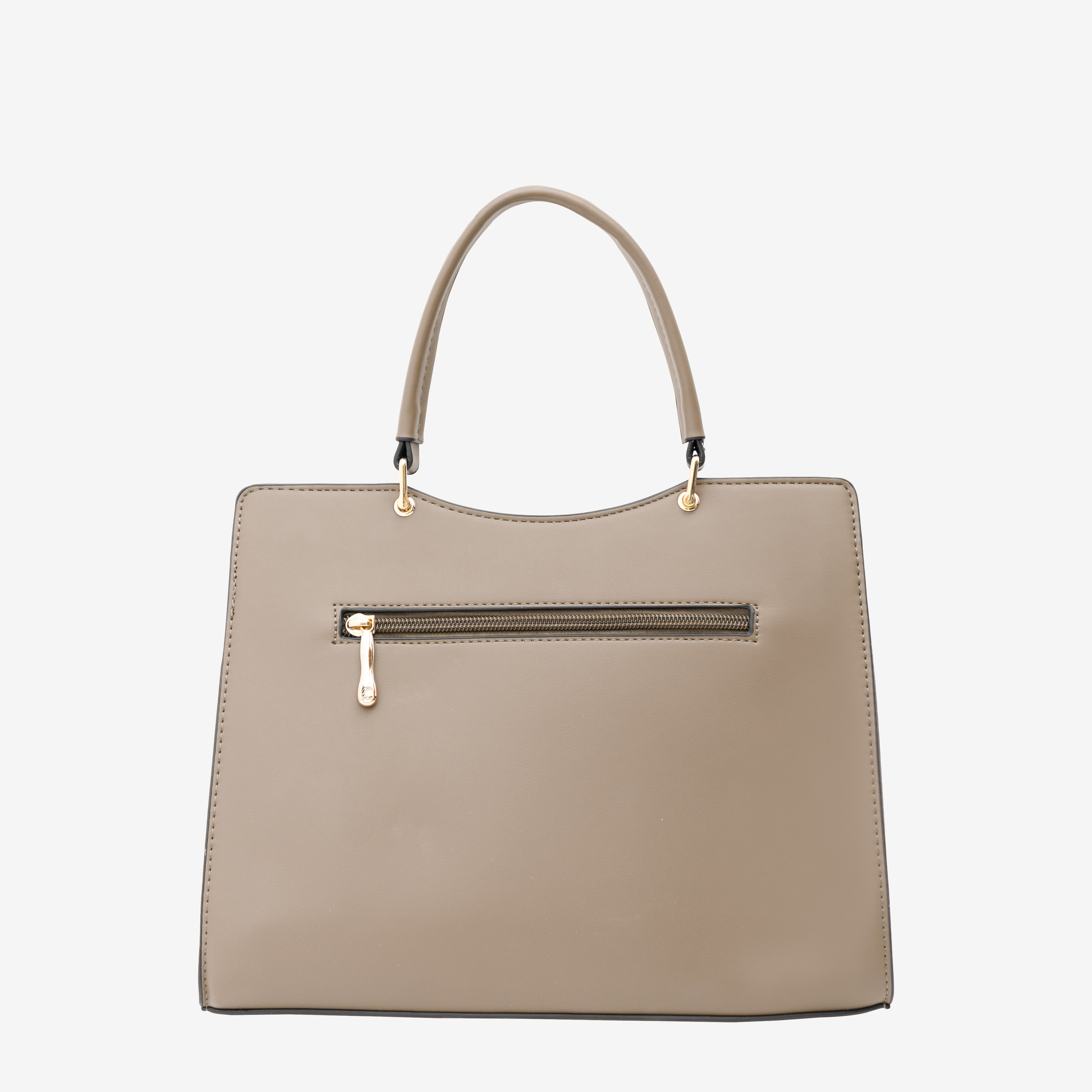 Pastel Brown Casual Carry Handbag | Cara