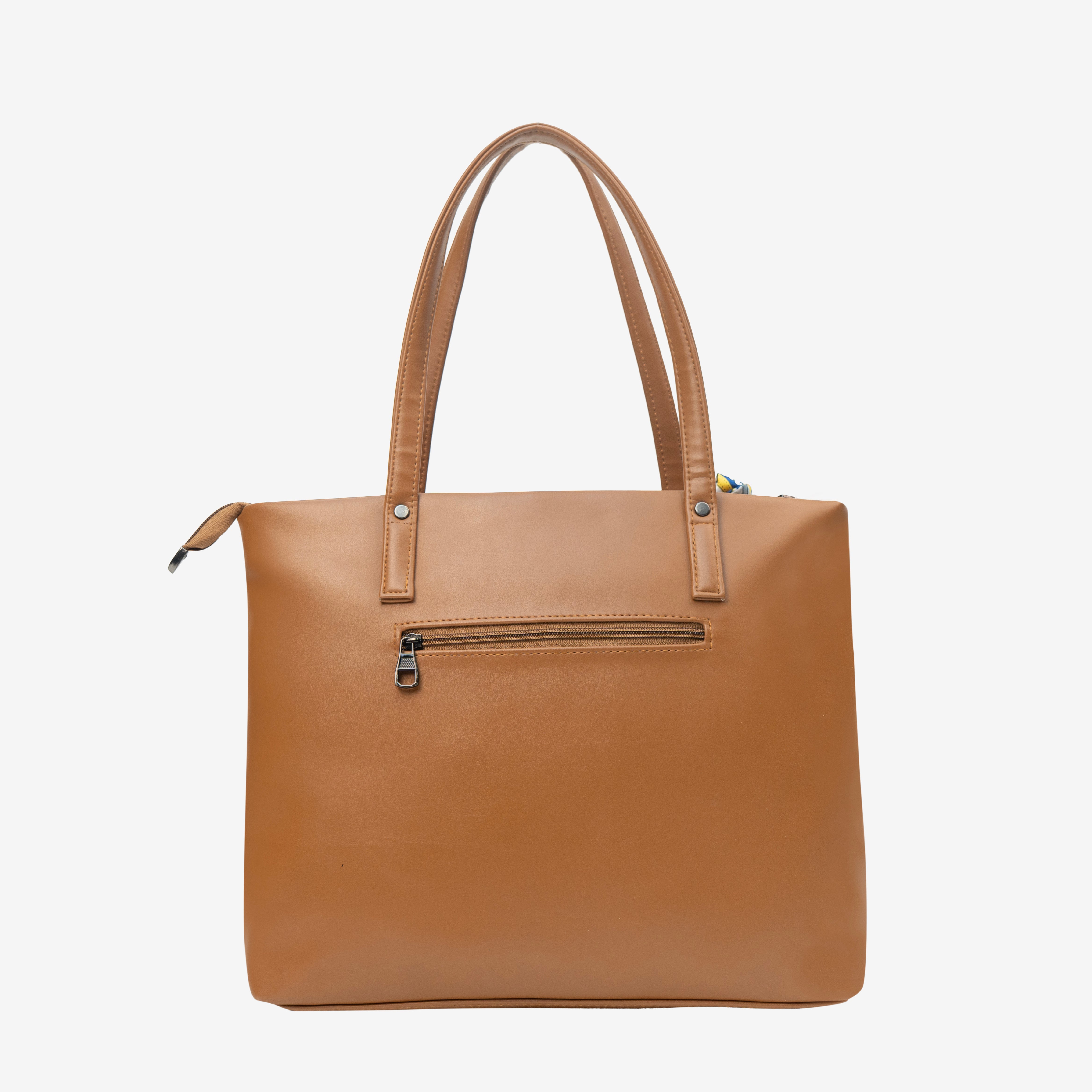 Elegant Tan Tote Bag