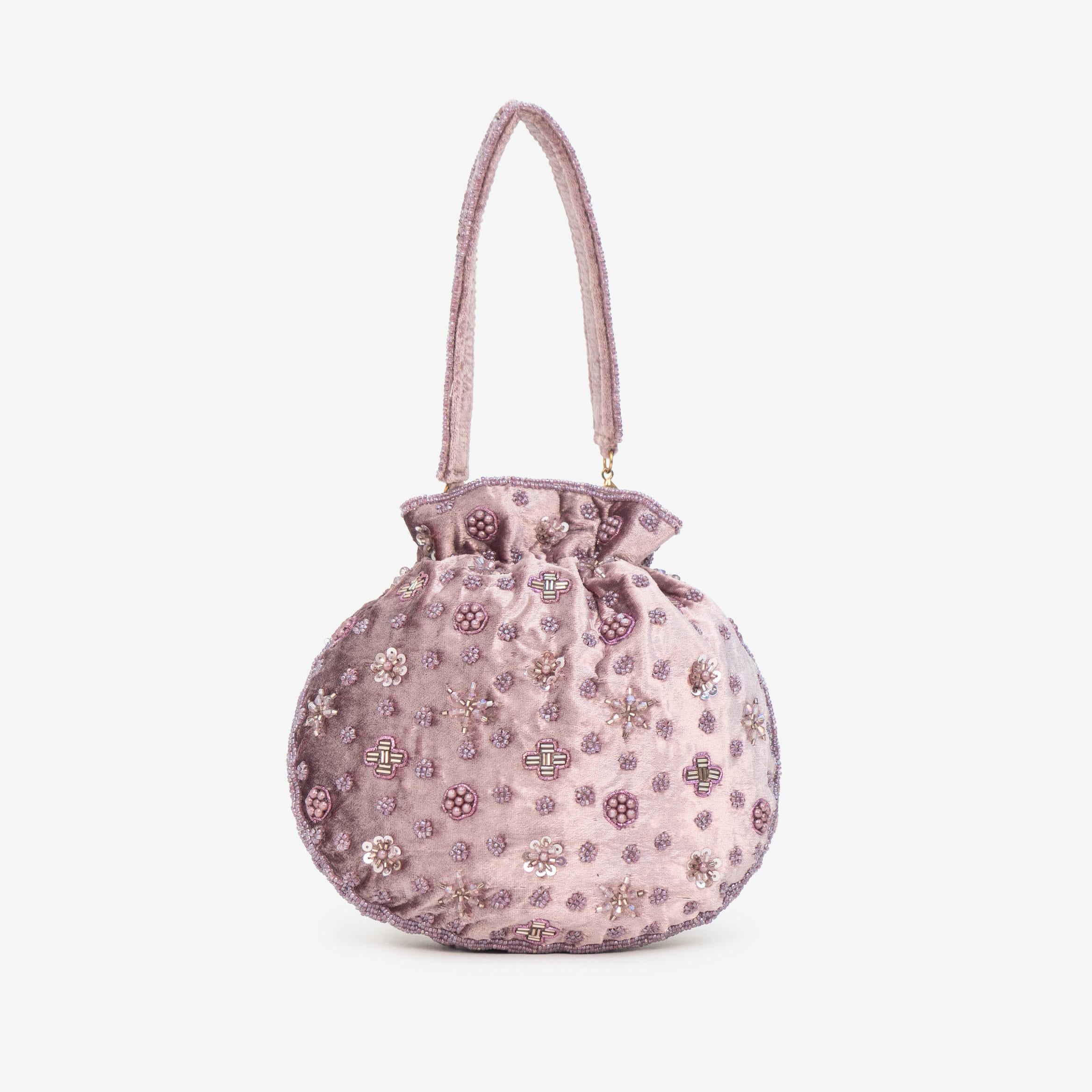 Precious Pearl Bloom Potli