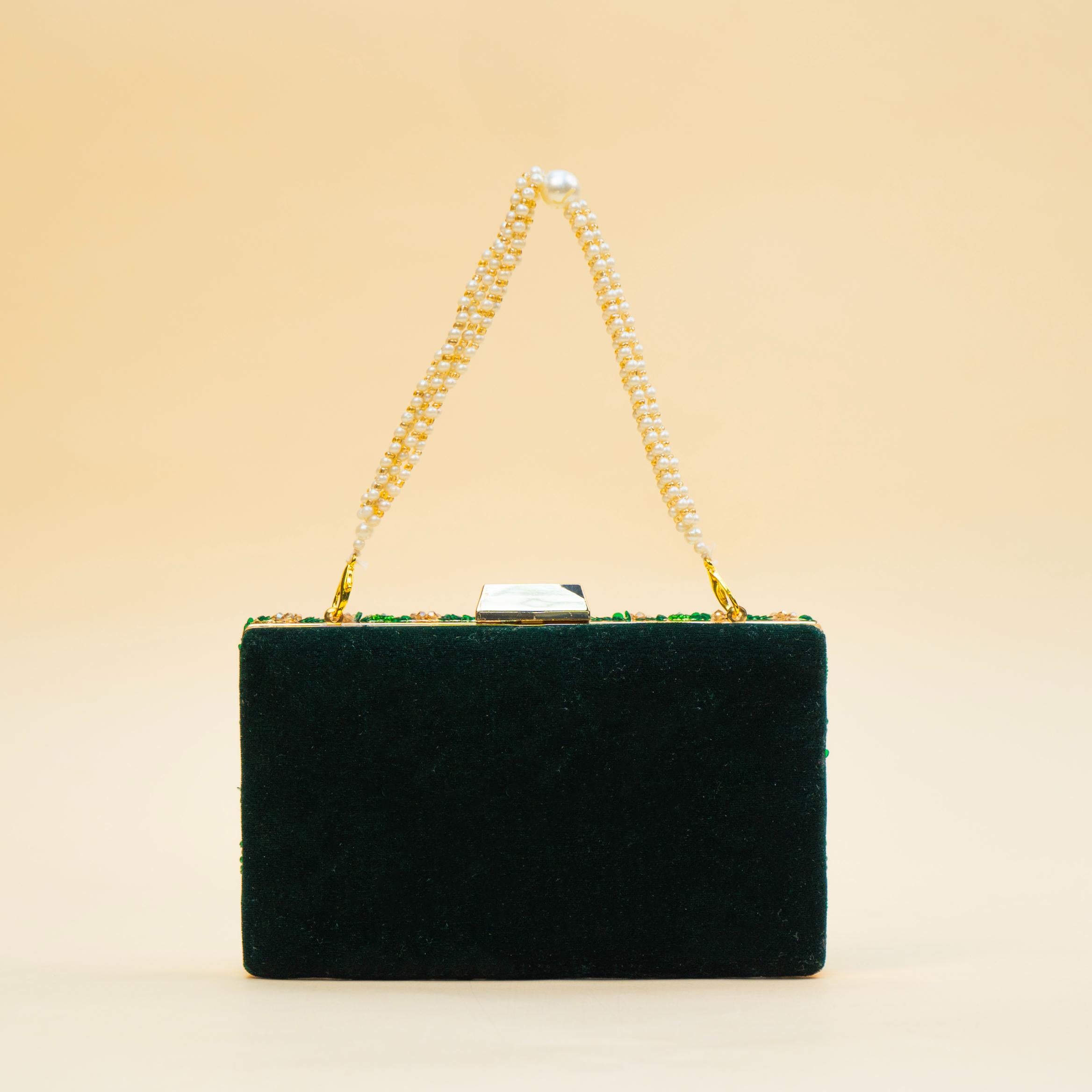 Celestial Mirrorwork Clutch