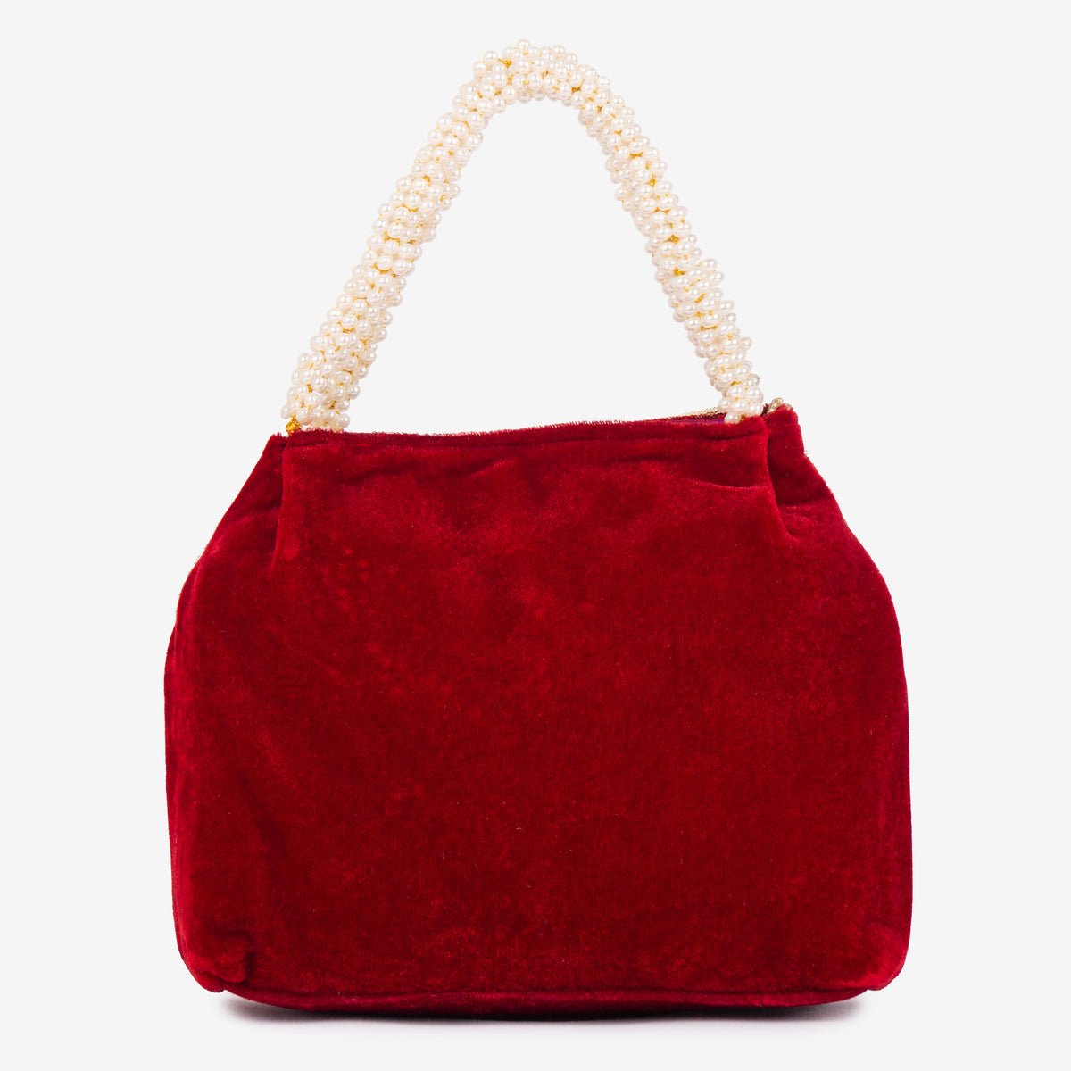 Bridal Pearlstone Velvet Potli