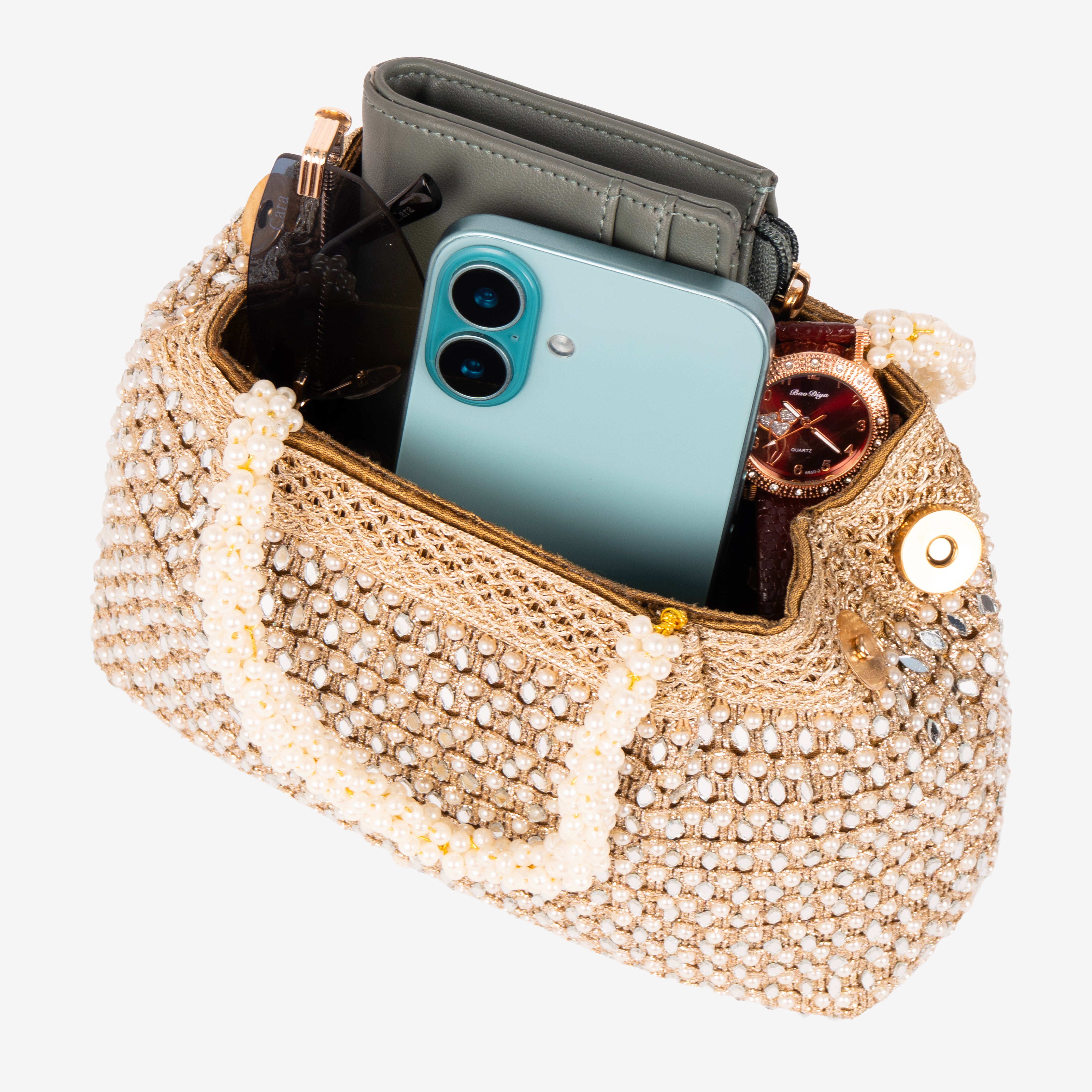 Dazzle Crystal Bead Potli