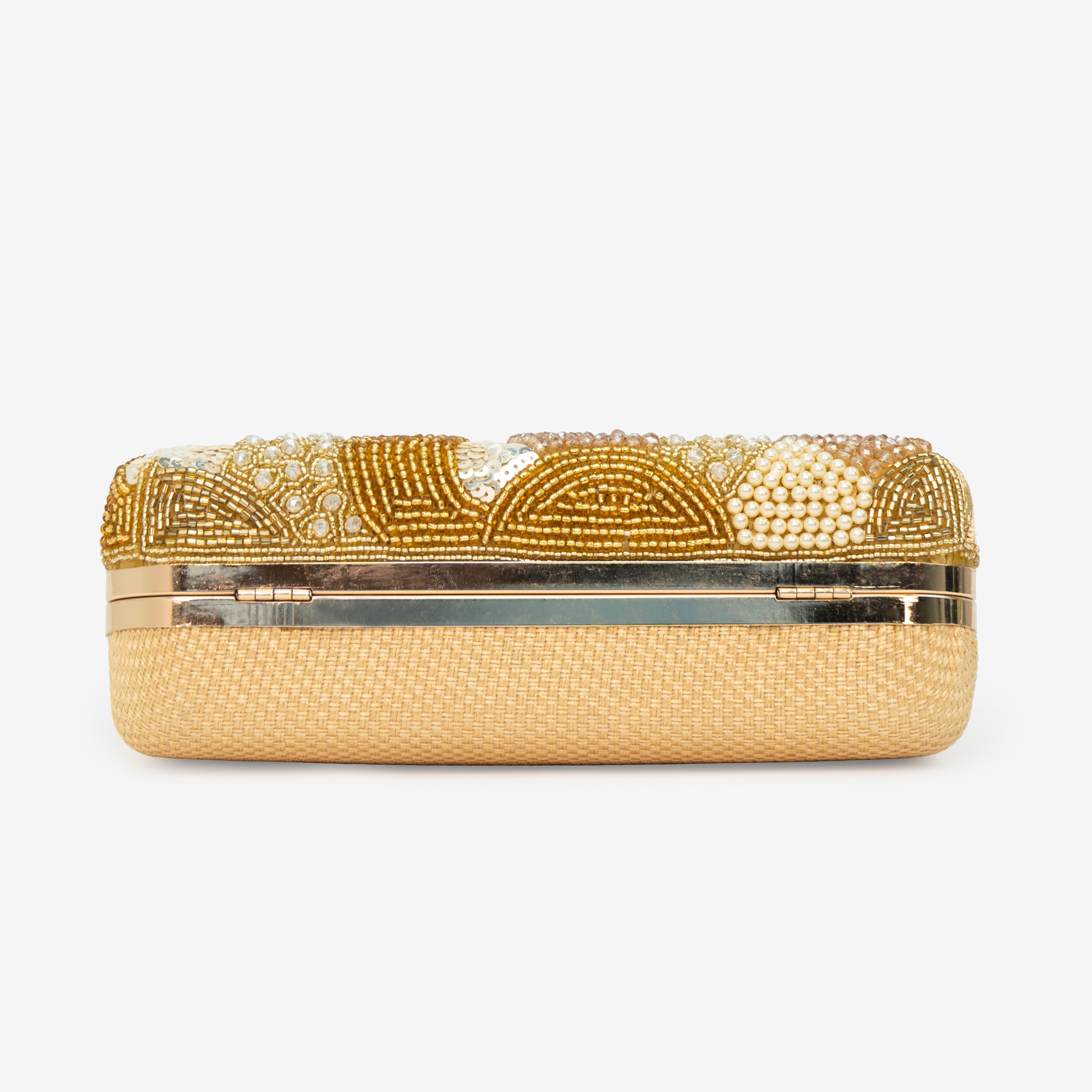 Zari Moti Box Clutch