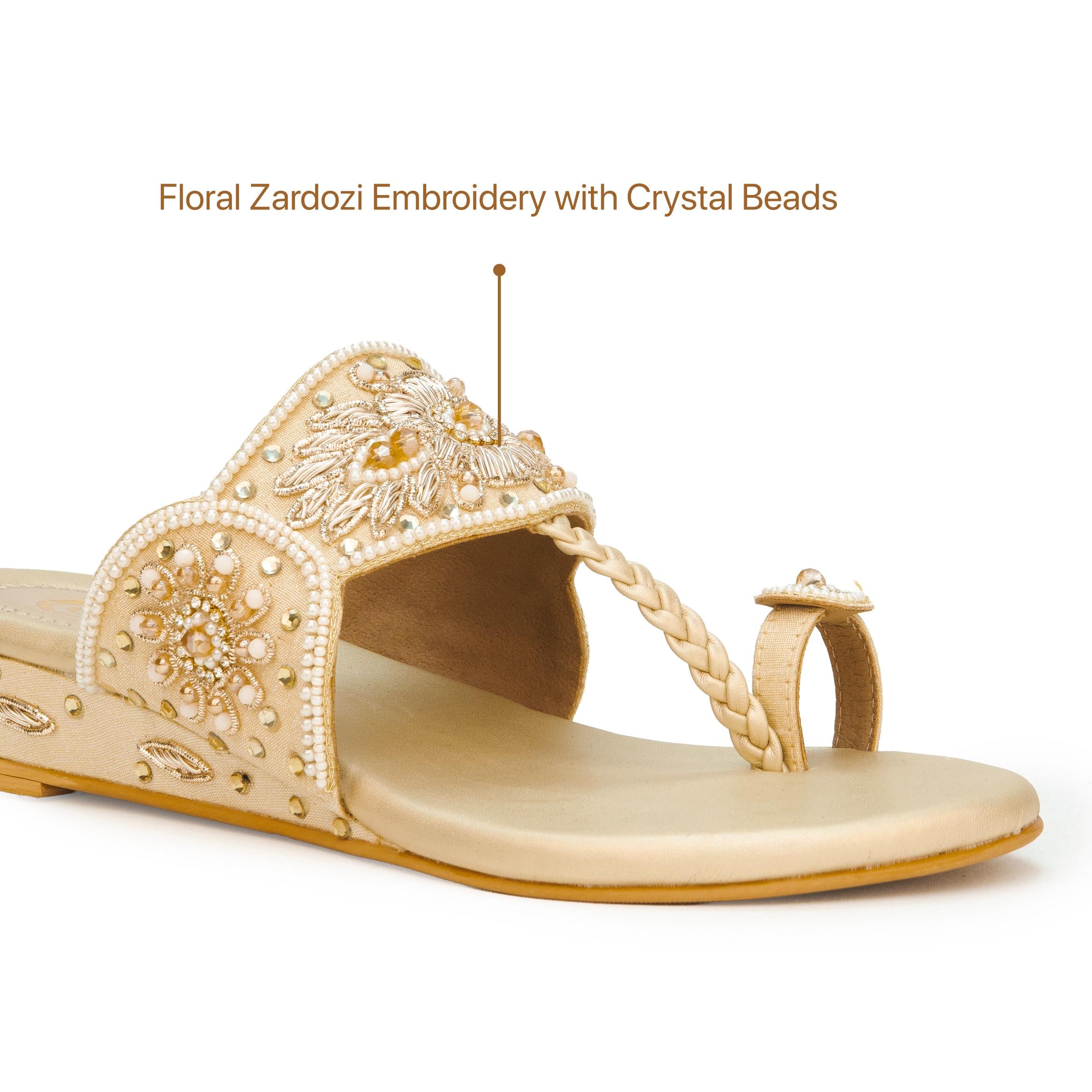 Phool Shimmer Flats