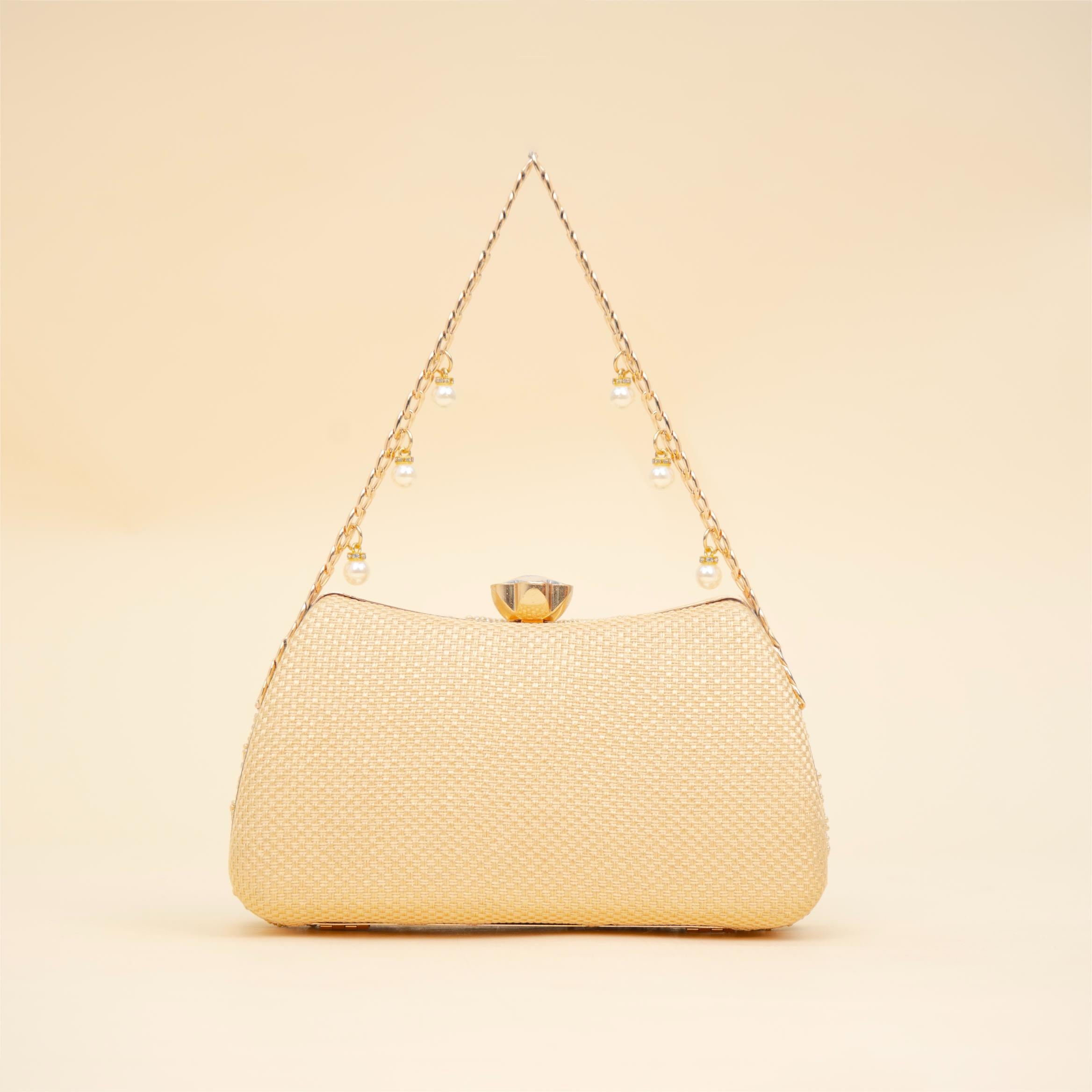 Zari Moti Box Clutch