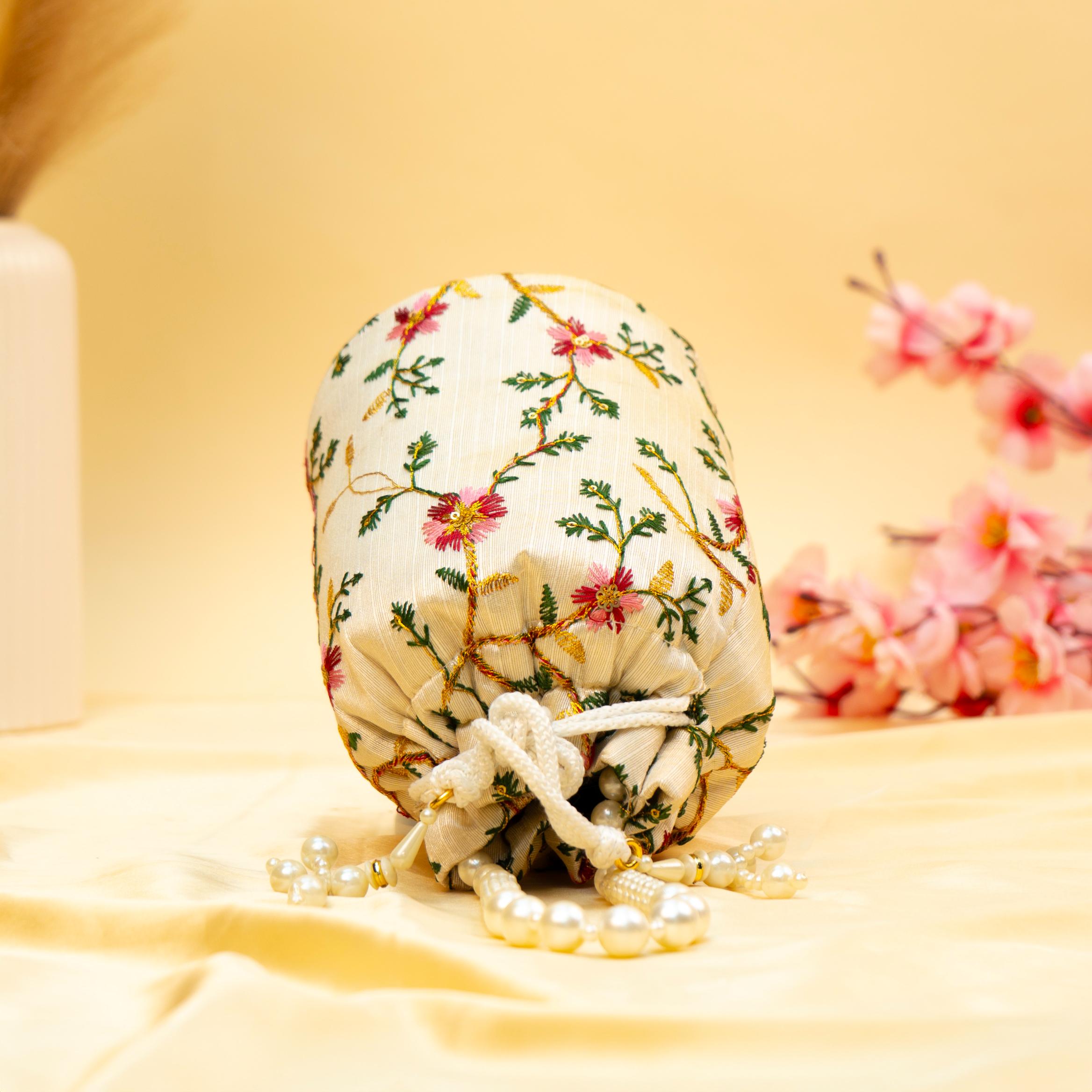 Classic Threadwork Potli