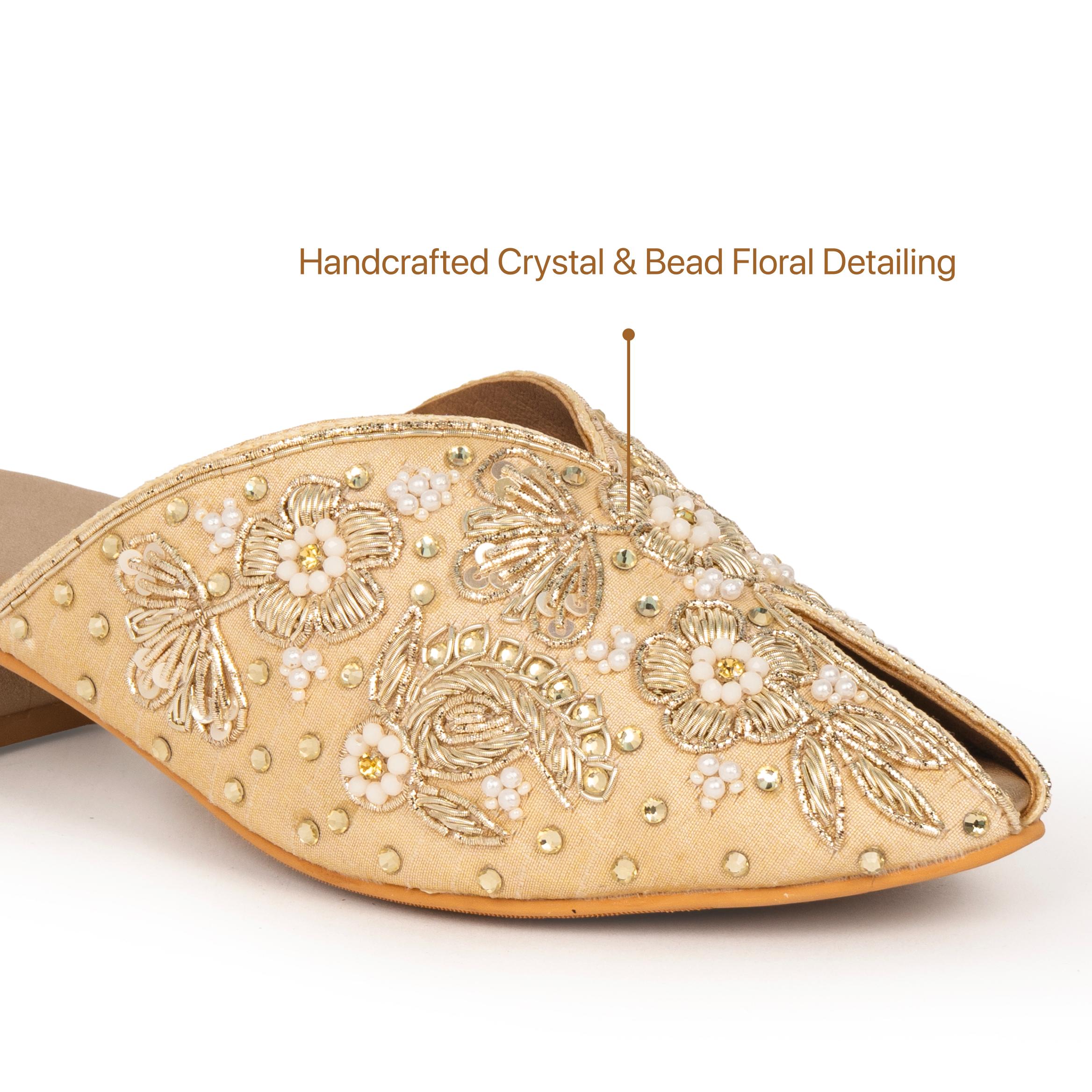 Noorani Beaded Mules