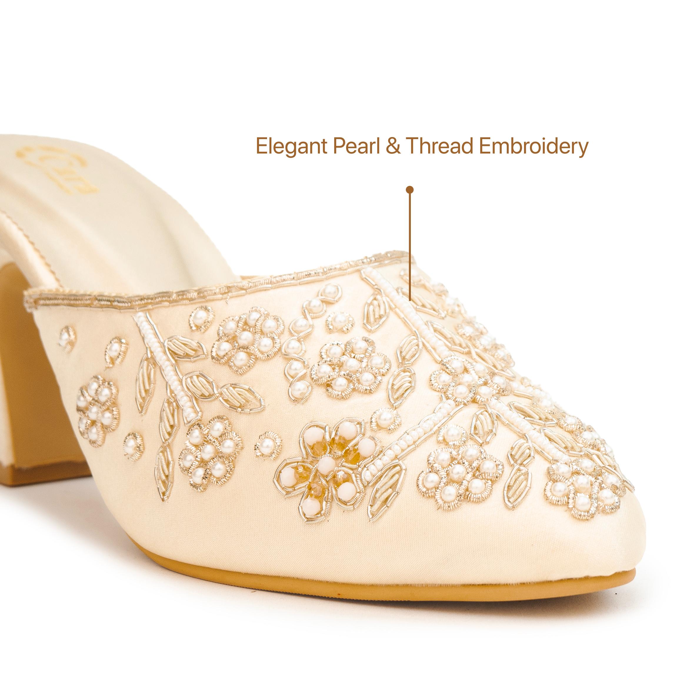 EaseFit Beaded Mules
