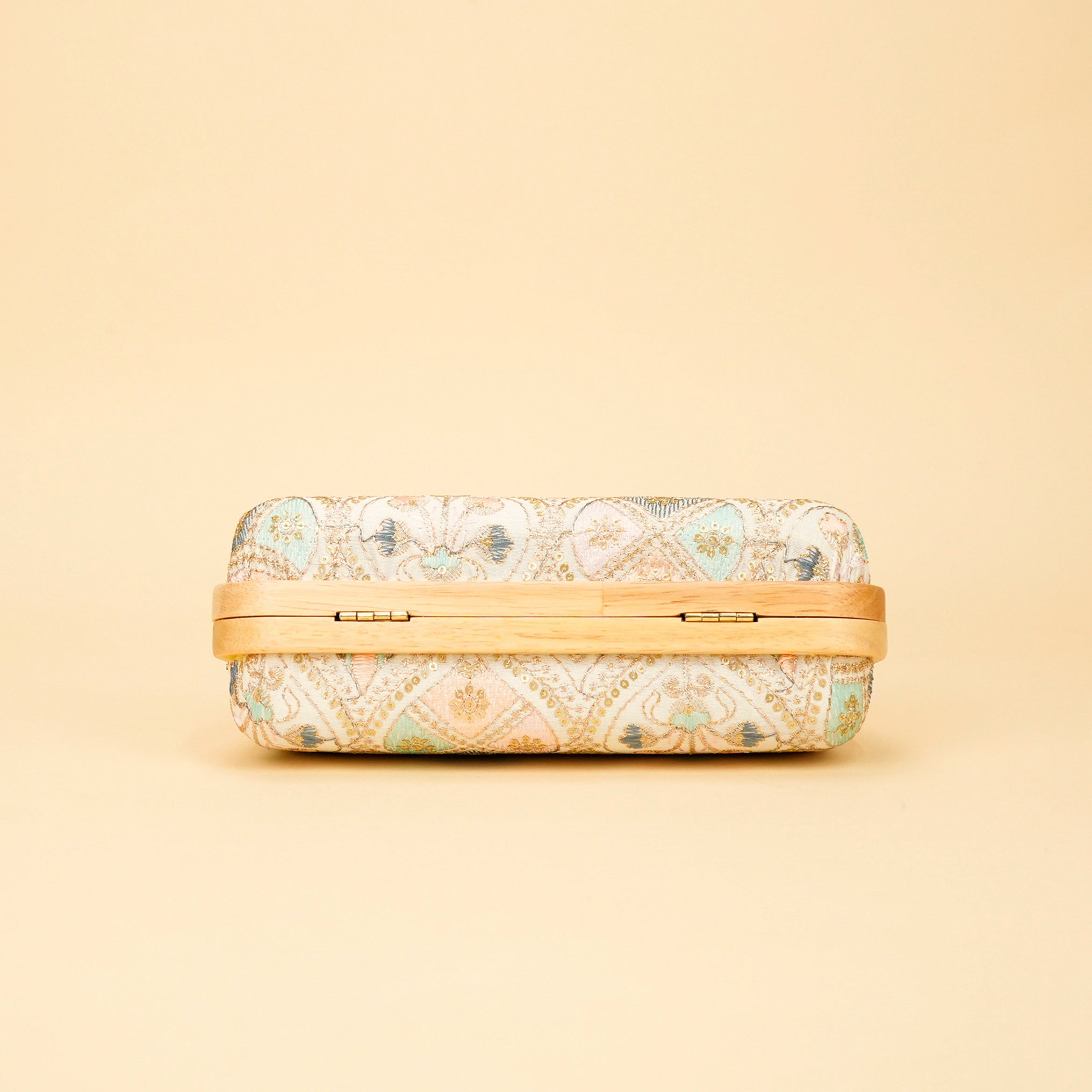 Aurelia Wood-Frame Clutch