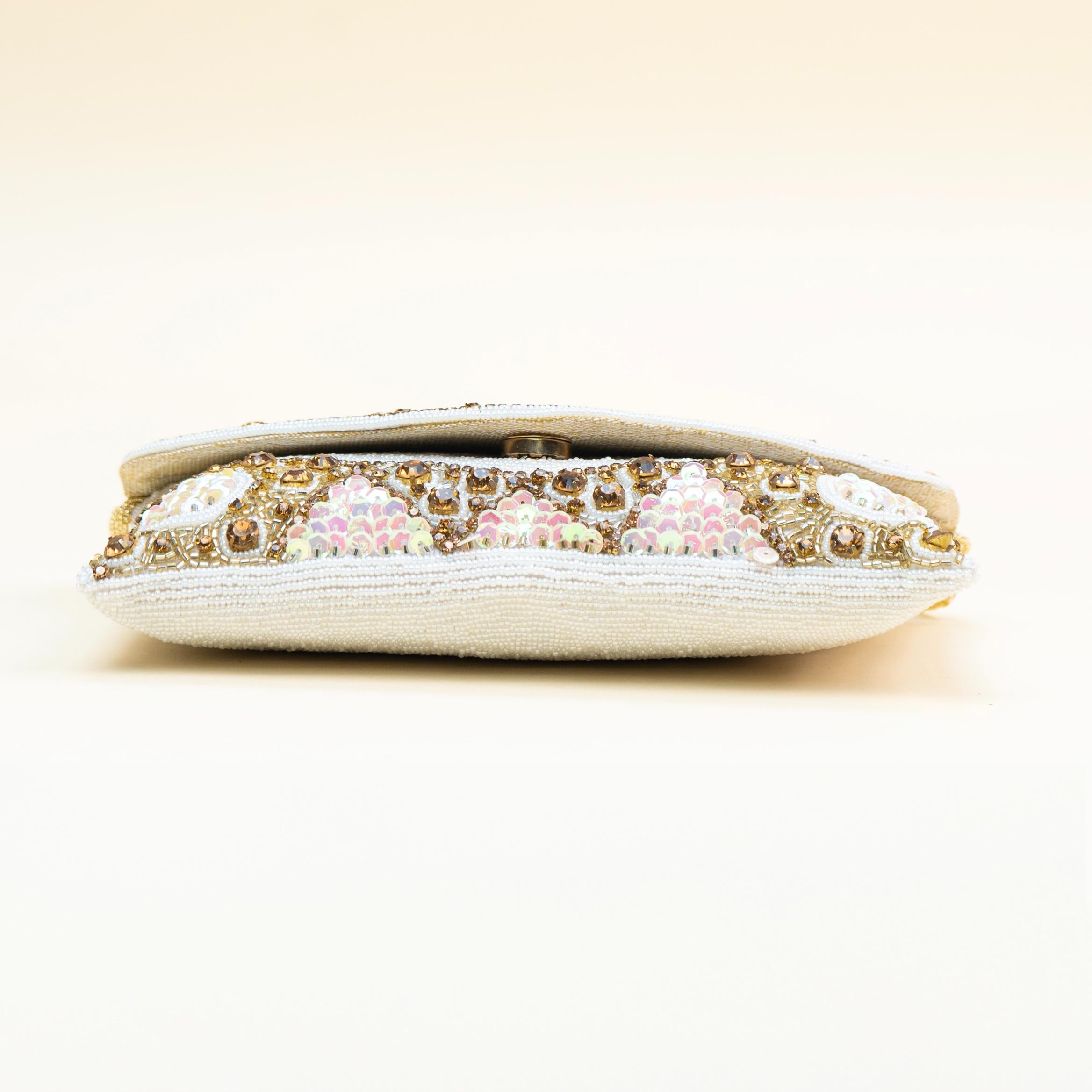 Golden Droplet Clutch