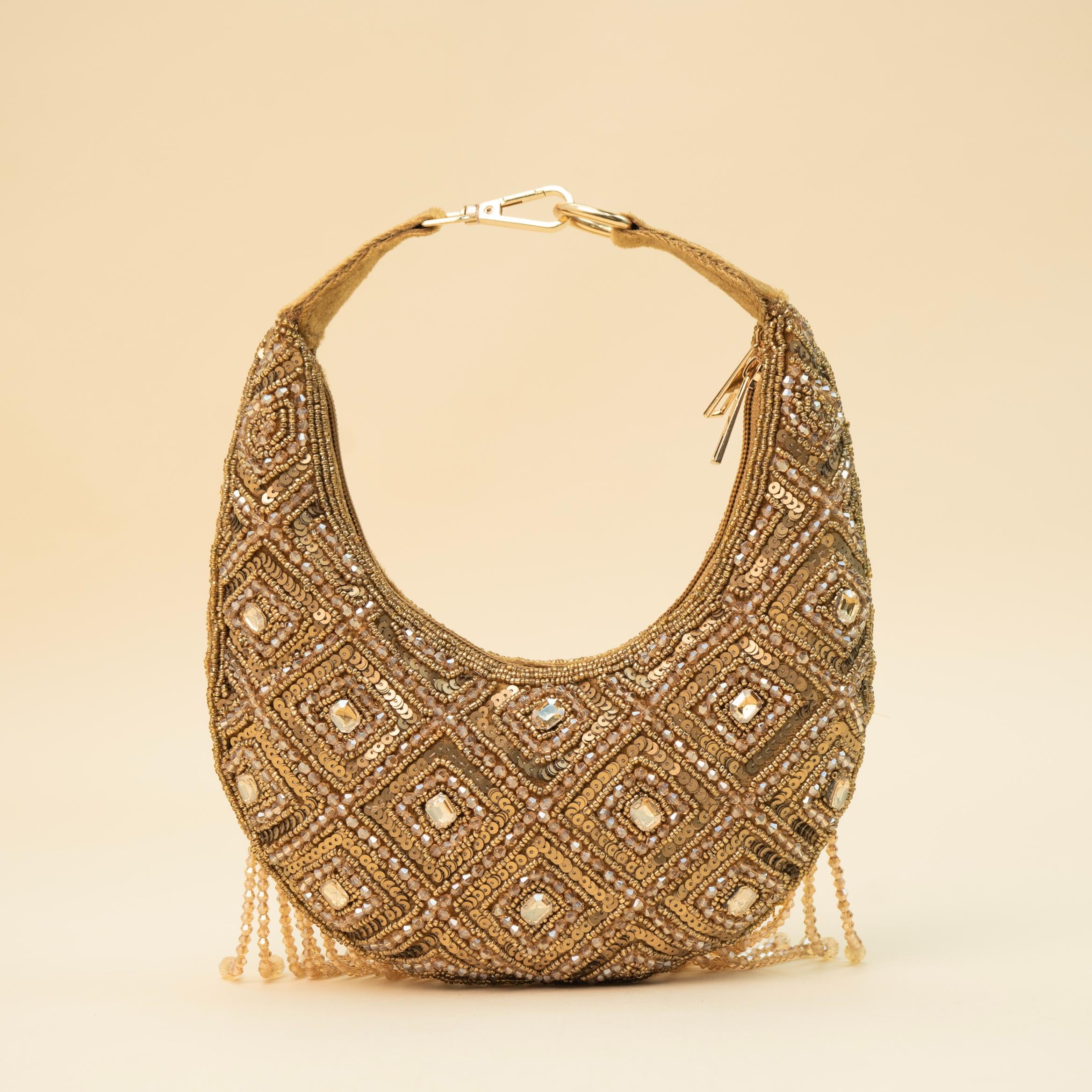 Ivory Pearl Shimmer Clutch