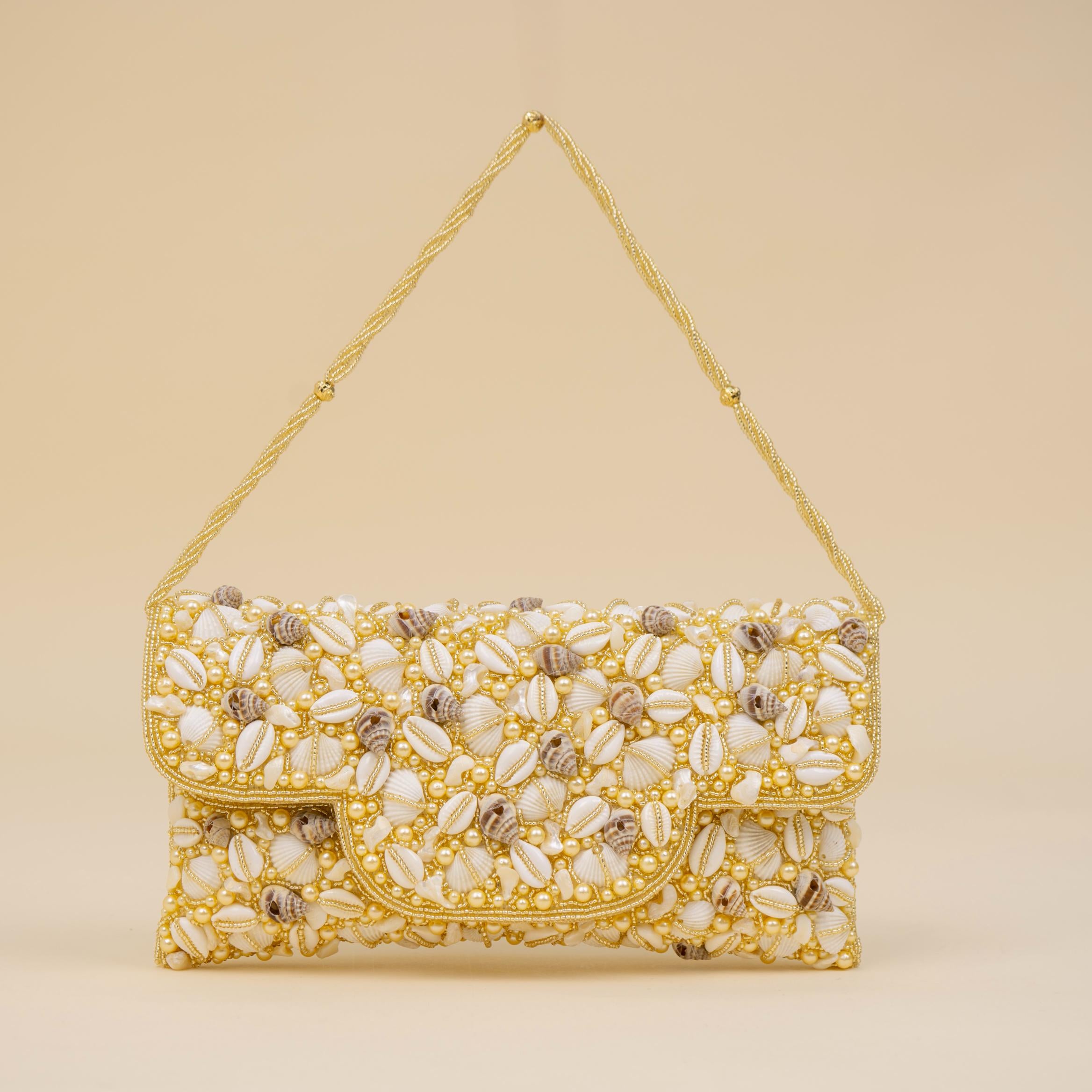 Ocean Treasure Honeycomb Clutch