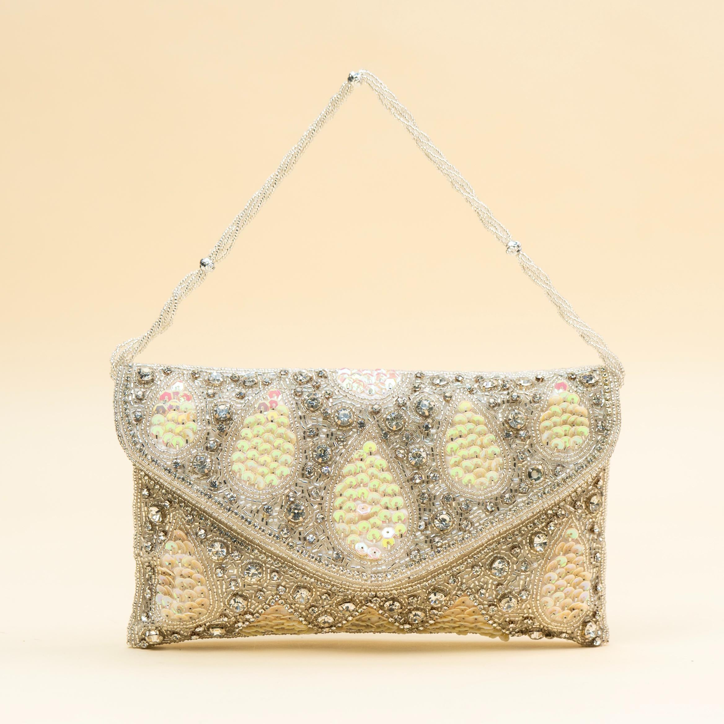 Golden Droplet Clutch