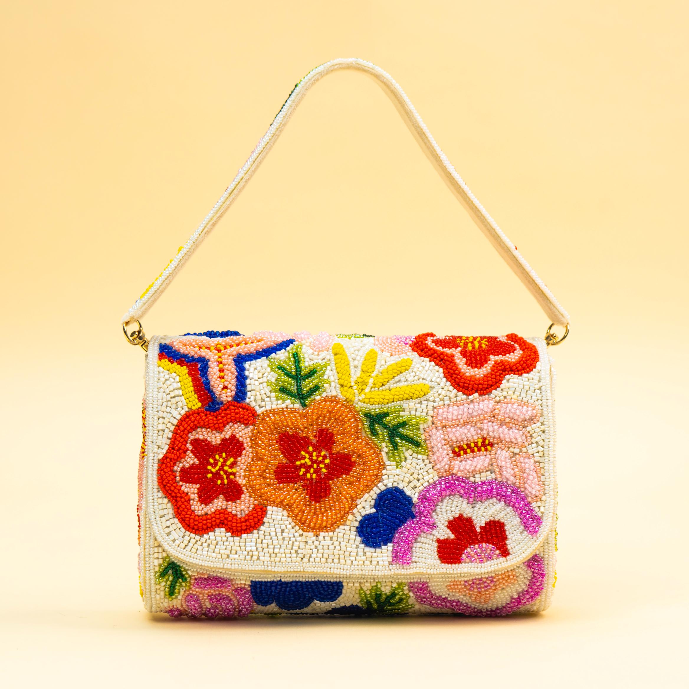 Black Blossom Mini Bag
