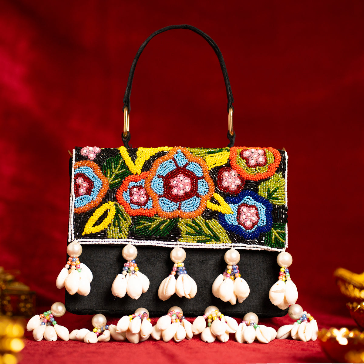 Blooming Shells Banjara Bag